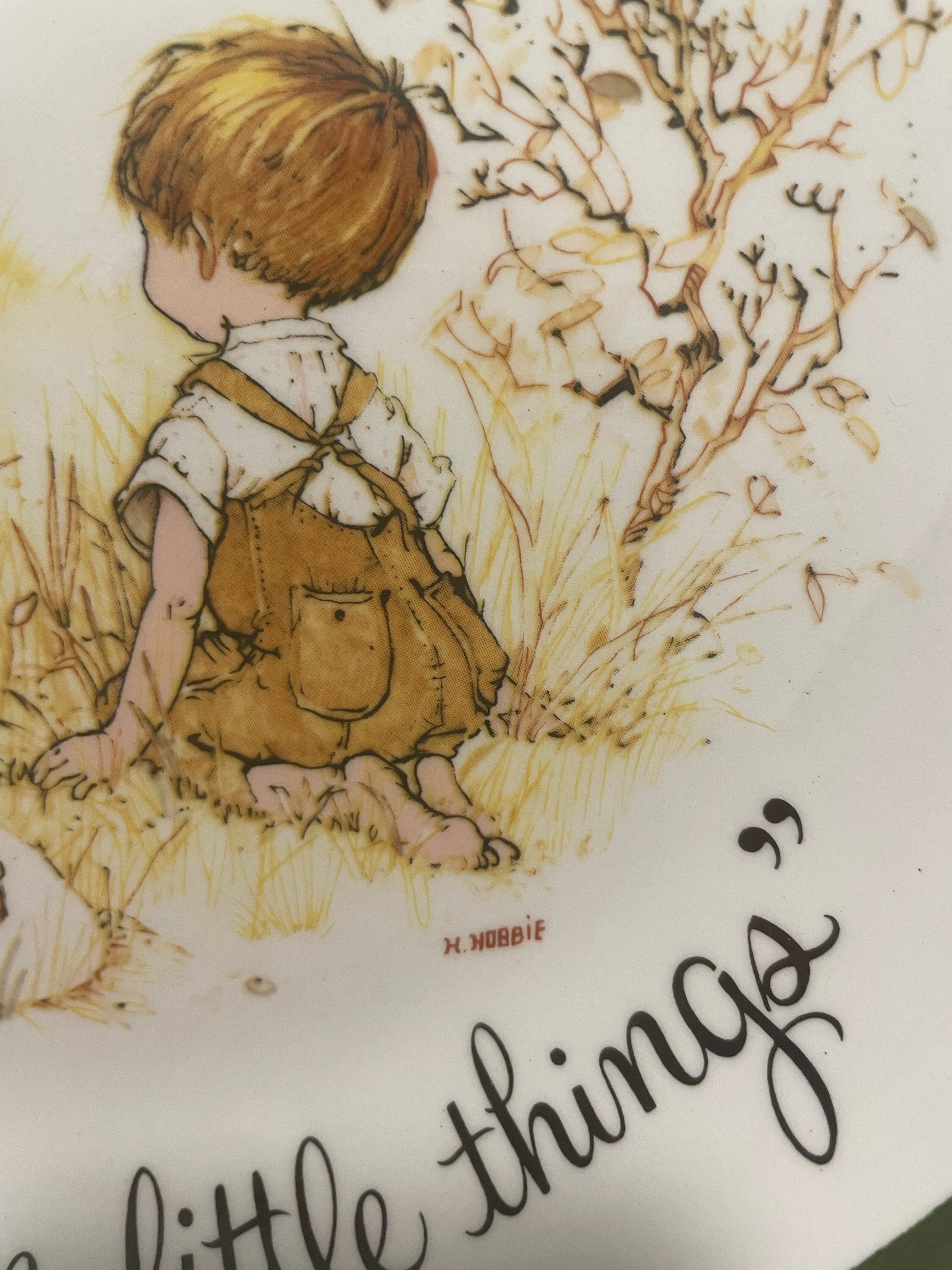 1972 Holly Hobbie Collector's Edition plate