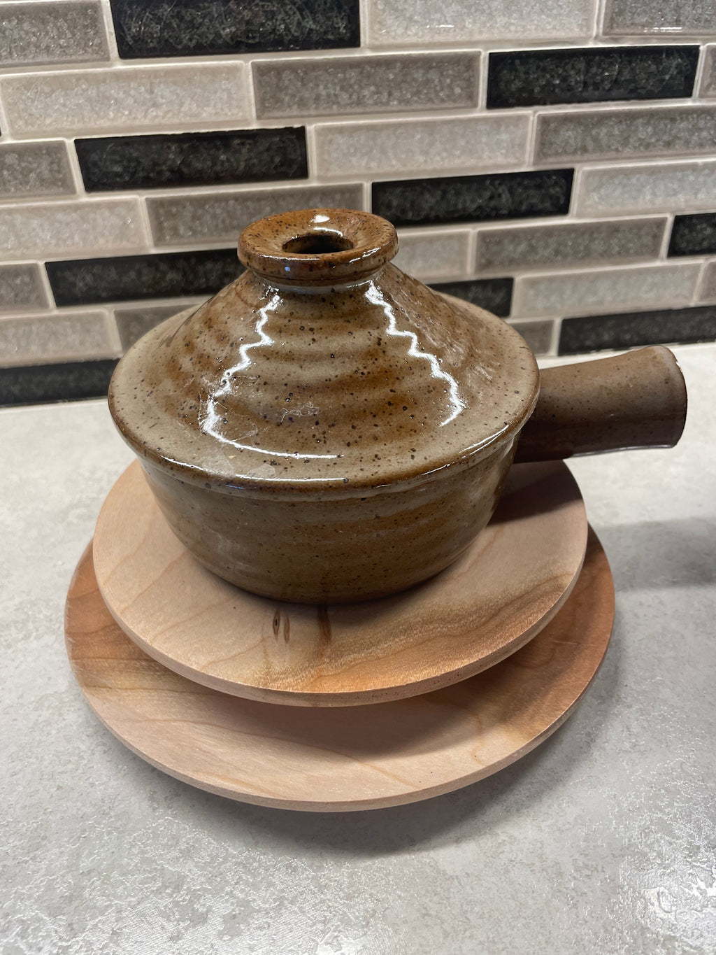 Vintage Stoneware Pottery Bowl
