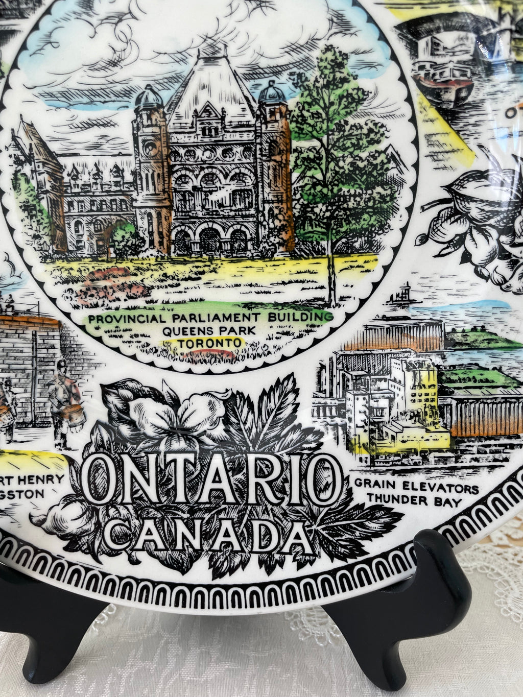 A Beautiful Wood & Sons Ontario Canda Collector's plate