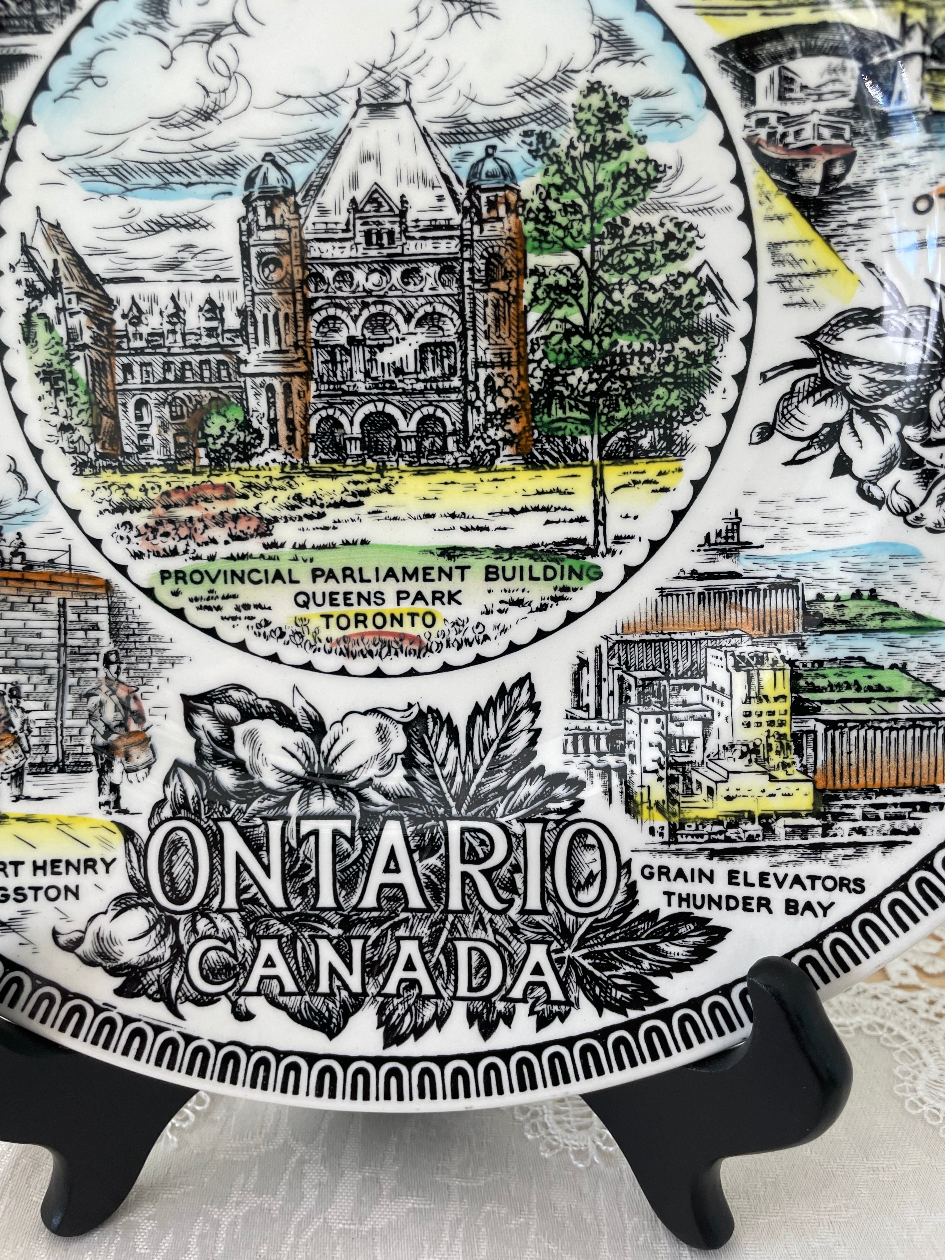 A Beautiful Wood & Sons Ontario Canda Collector's plate