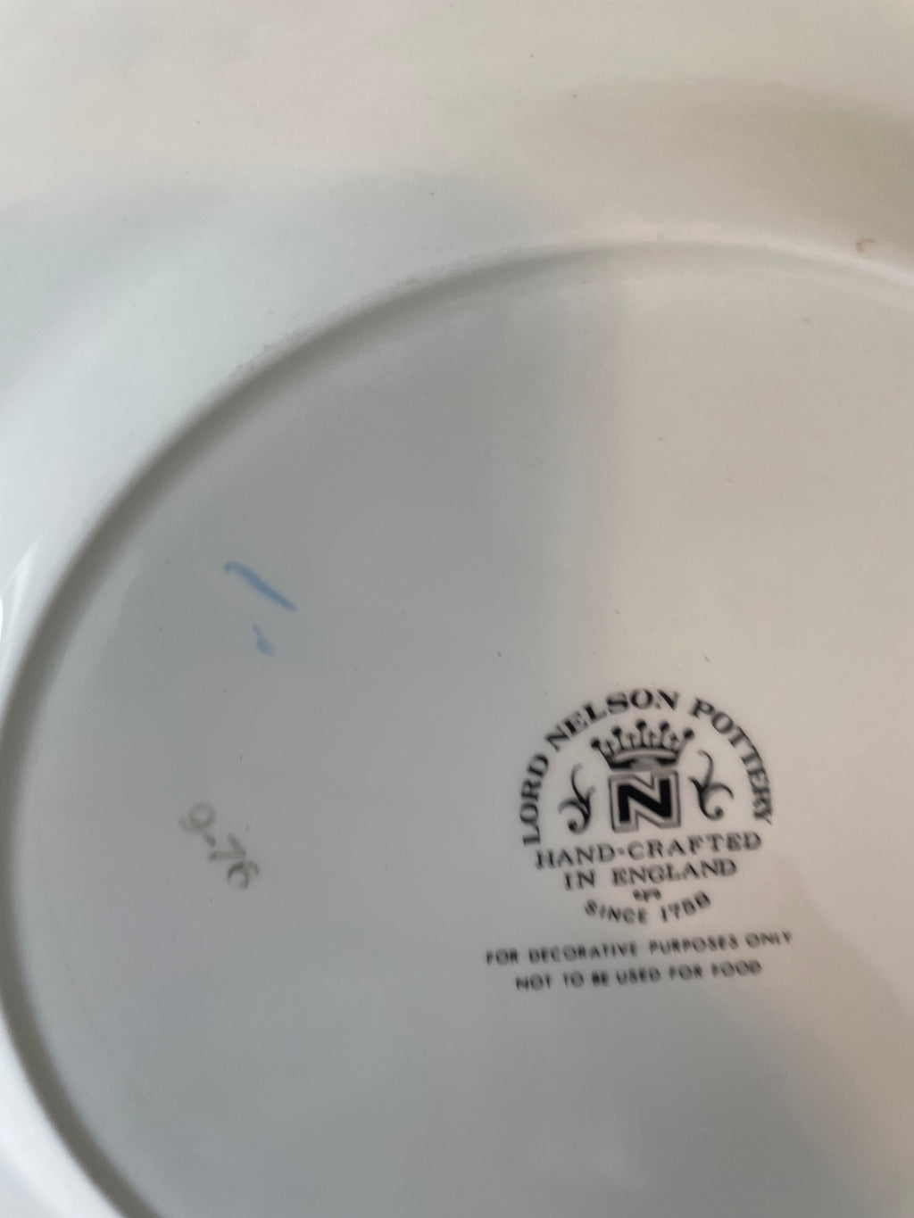 Vintage Lord Nelson Pottery “Springer Spaniel” plate