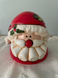 Ceramic Santa Claus candy jar