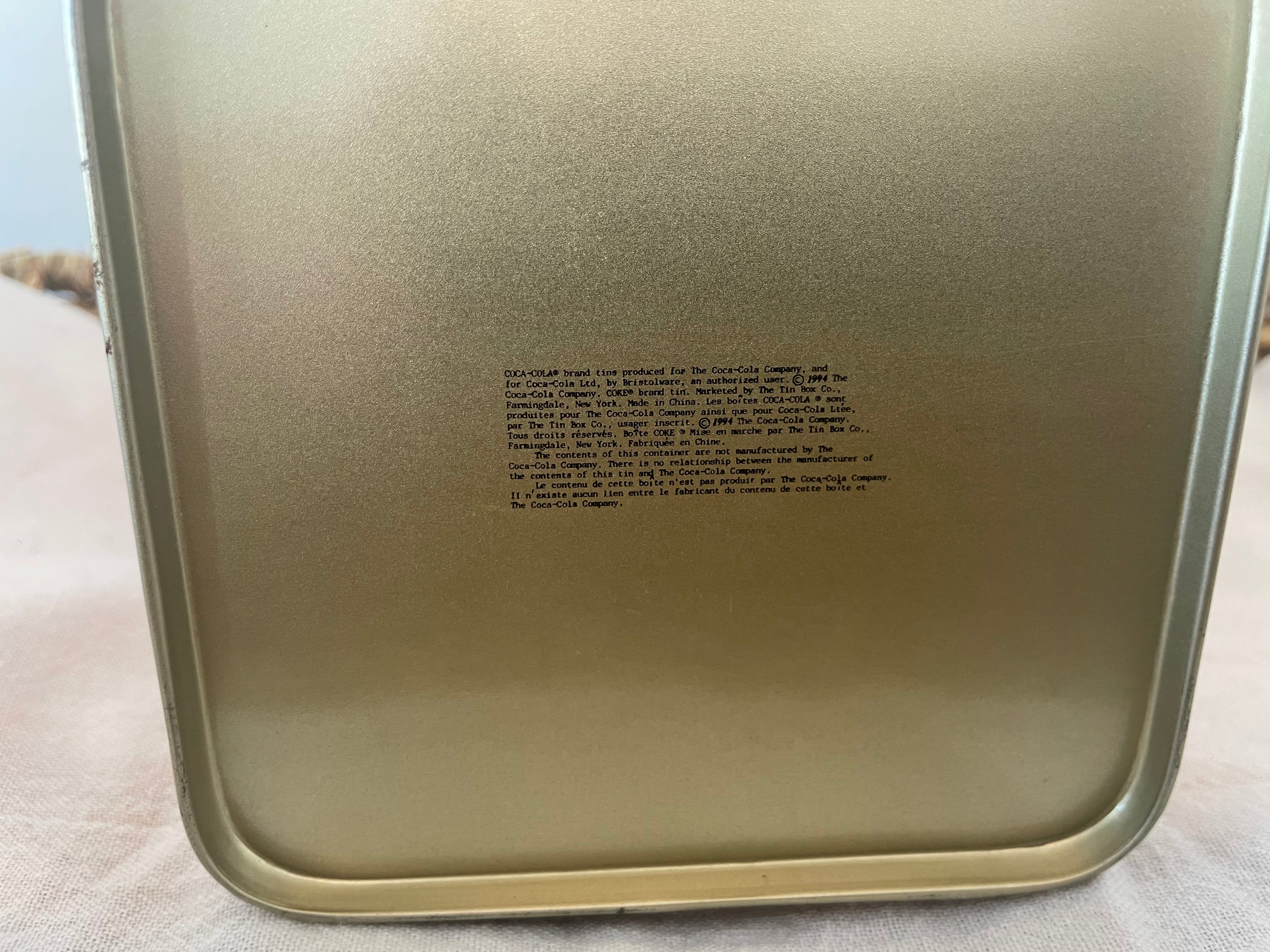 1994 collectible Coca-Cola tin