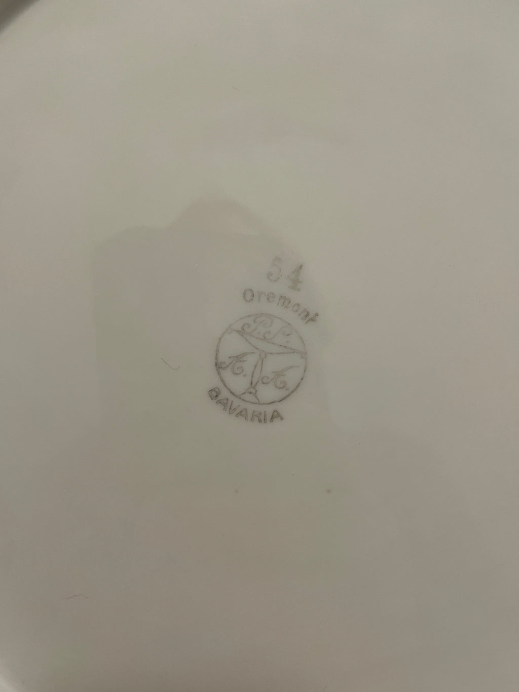 Antique Schonwald Oremont handled cake plate