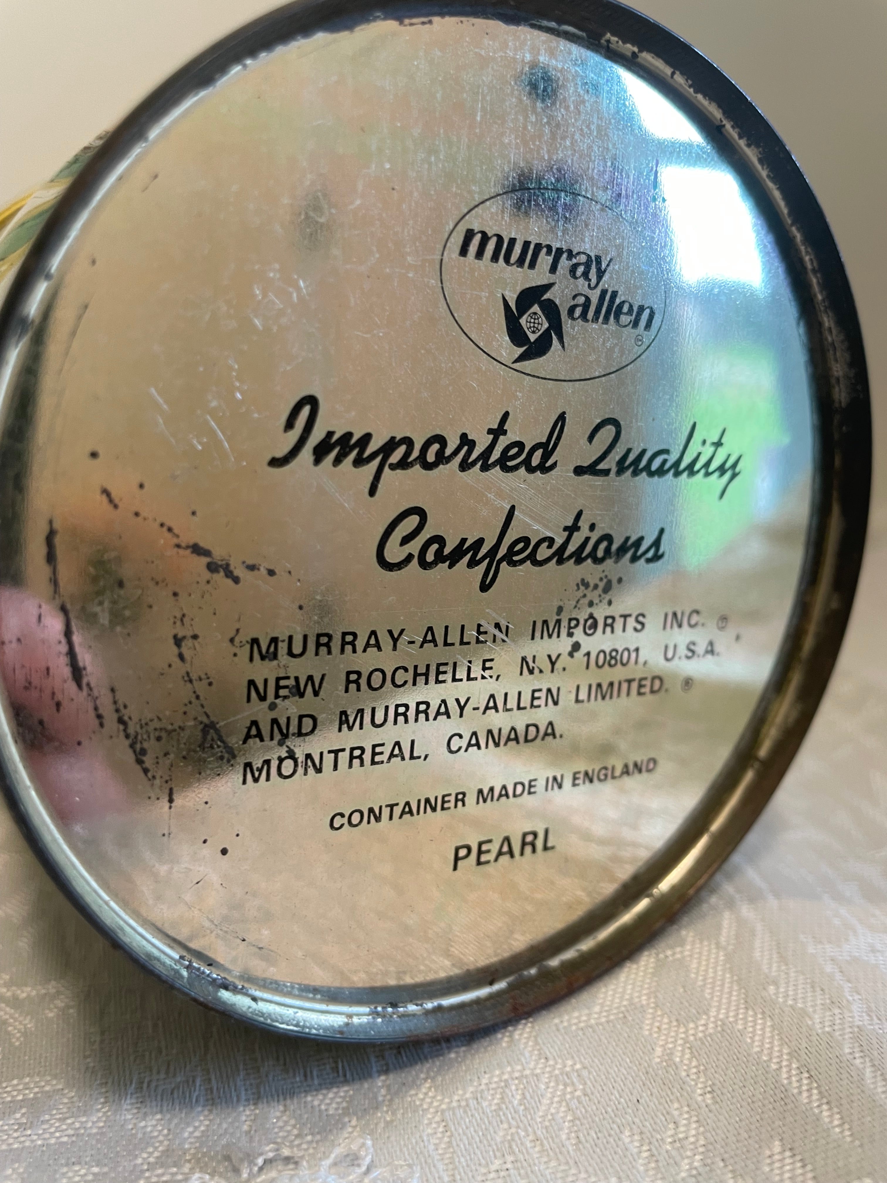 Murray Allen floral "Pearl" tin - England