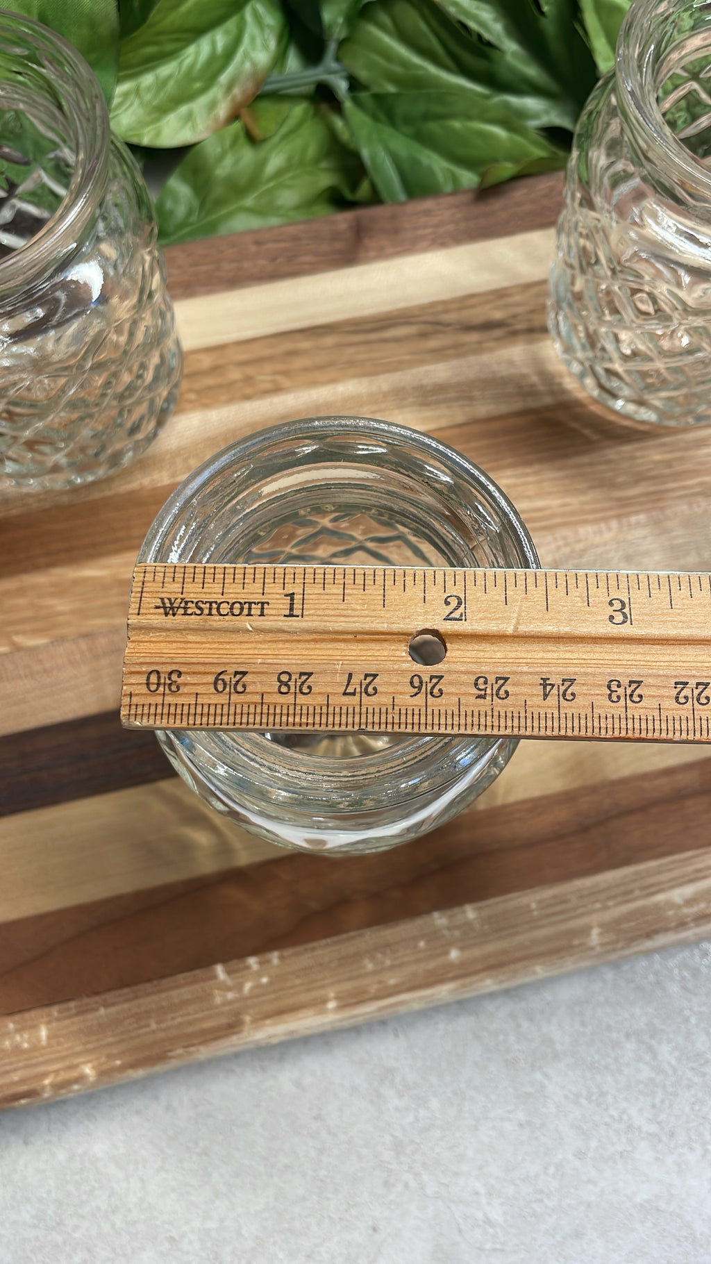 Set of 4 Glass Apothecary jars