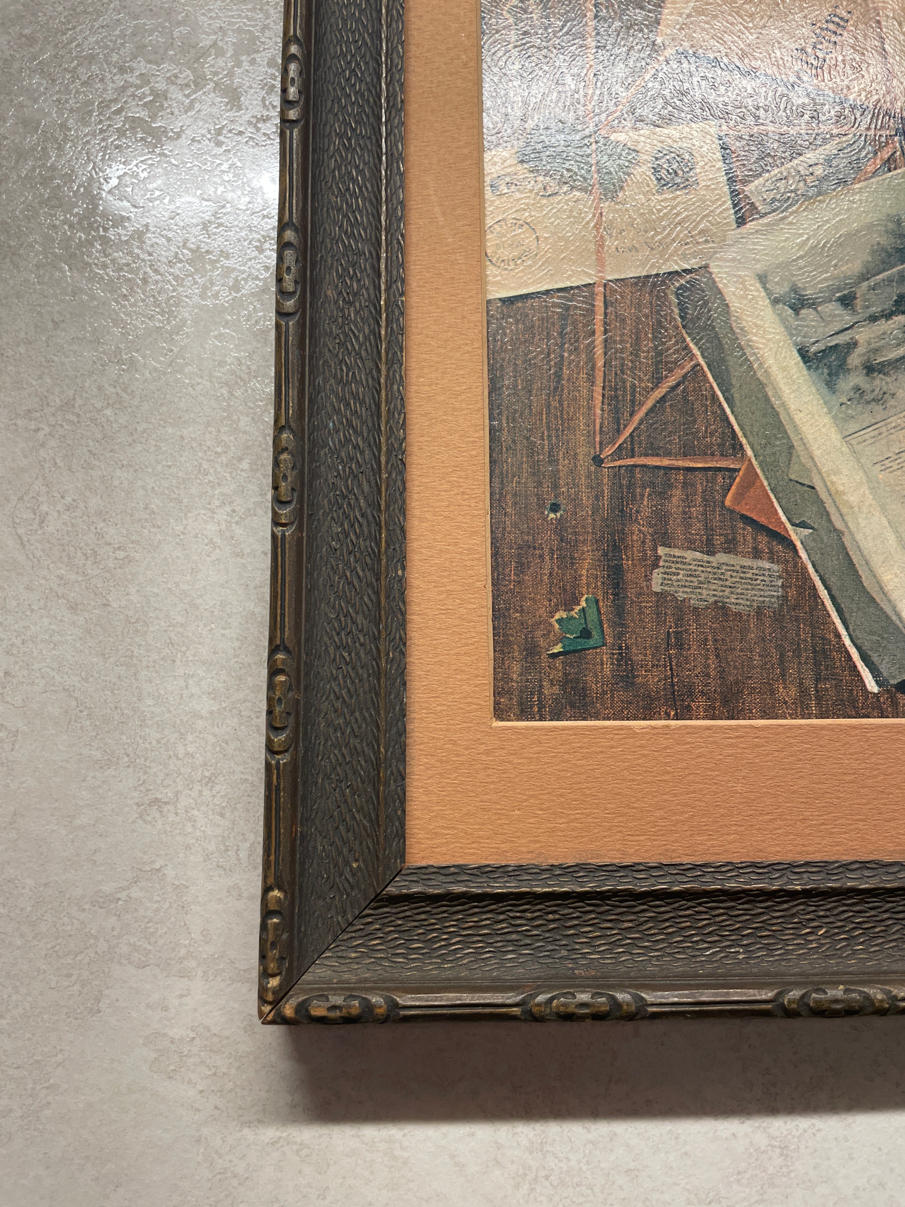 John F. Peto Print the Office Board signed