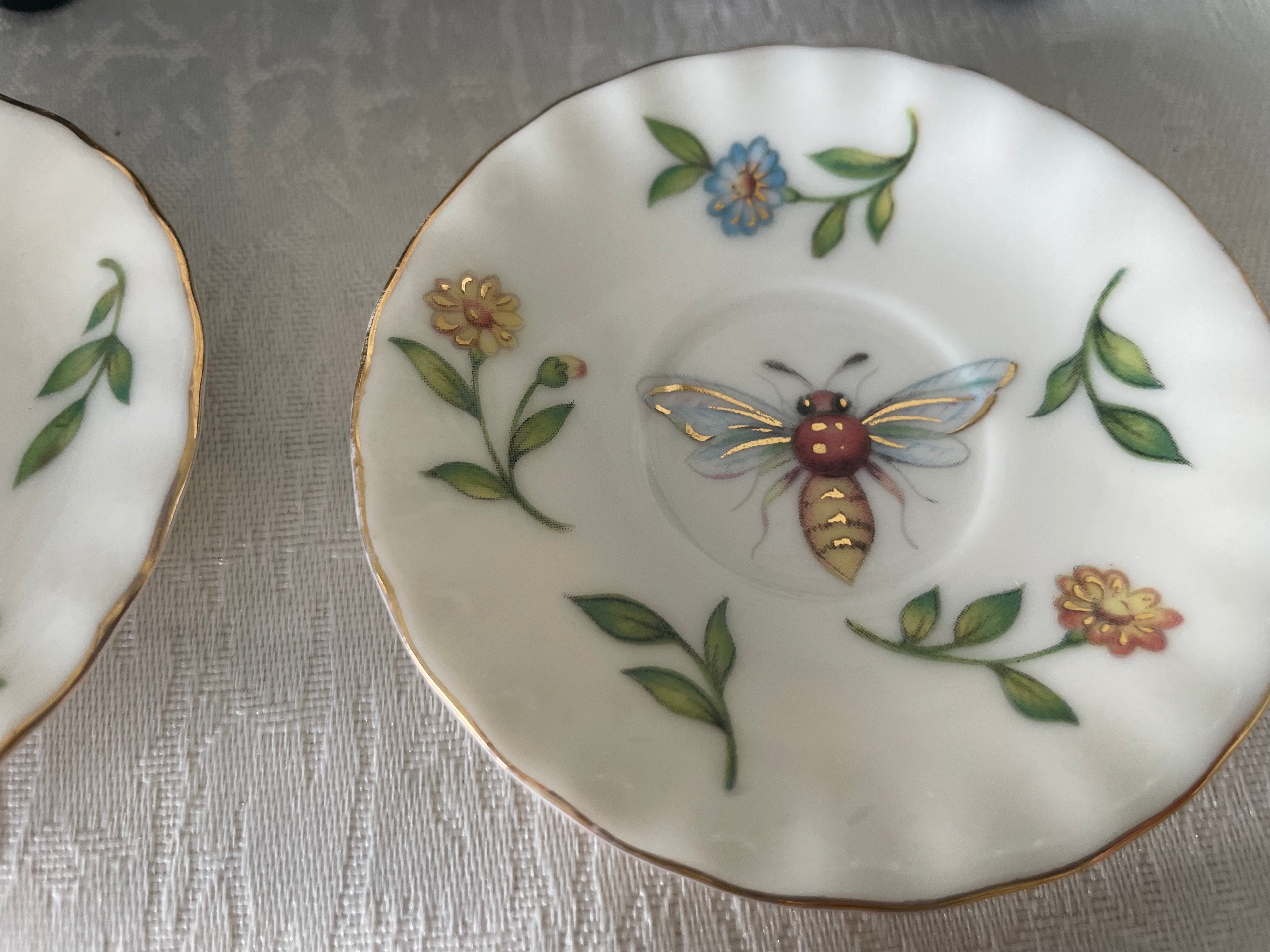 Adorable "Garden Tea Party" porcelain miniature tea set