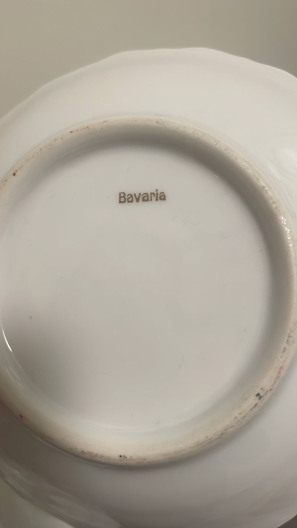 Bavaria 5-piece set Porcelain Floral Luster Serving & Berry Bowls