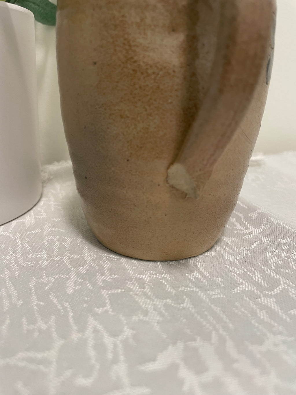 Salt glazed pitcher