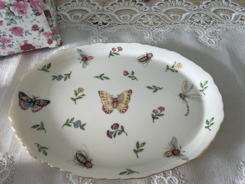 Adorable "Garden Tea Party" porcelain miniature tea set