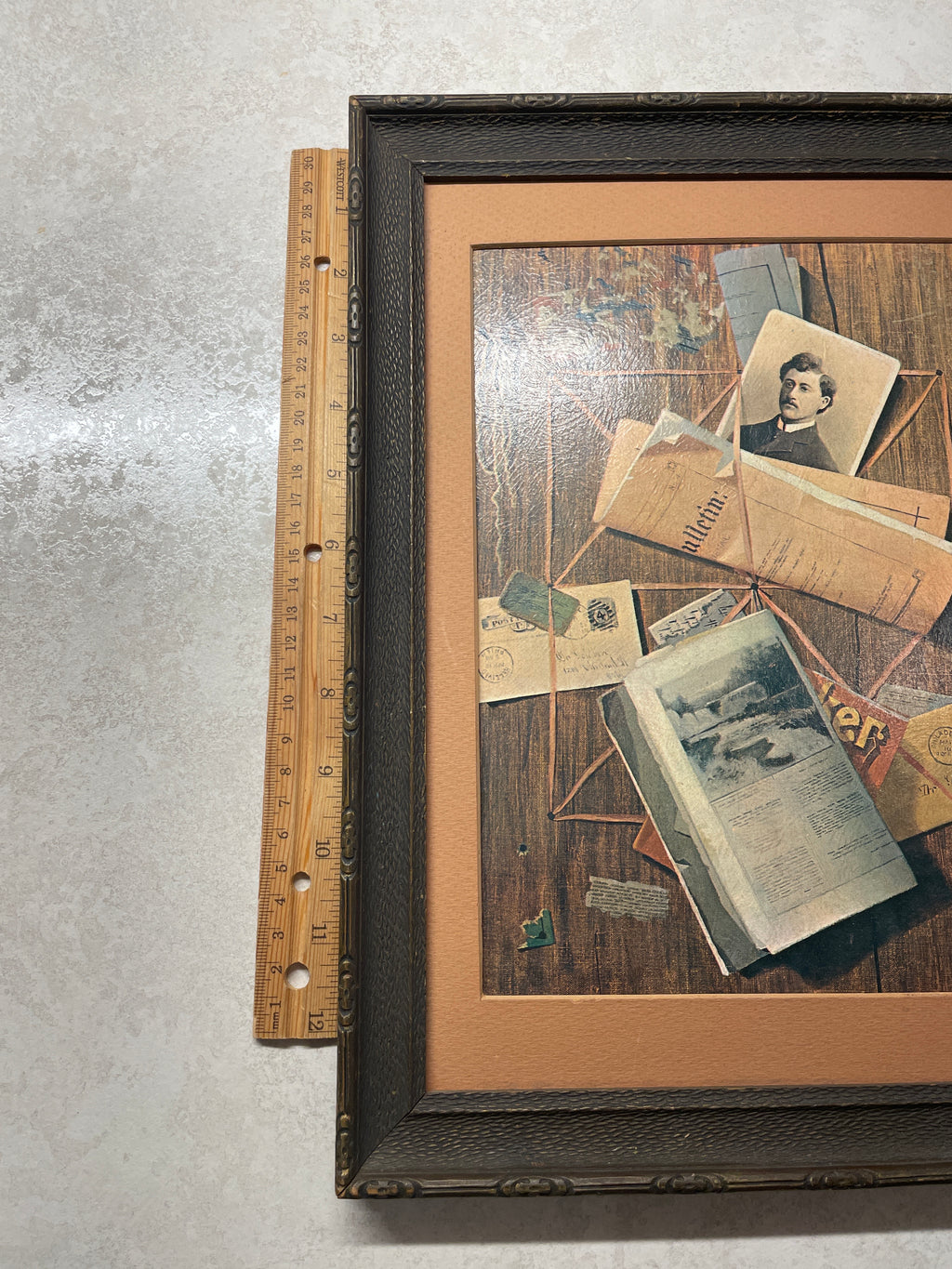 John F. Peto Print the Office Board signed