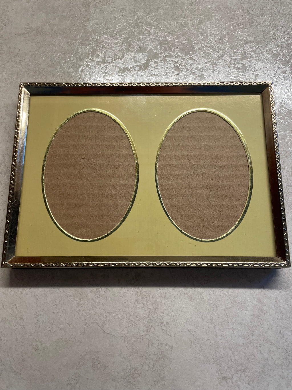 Double Gold Picture Frame