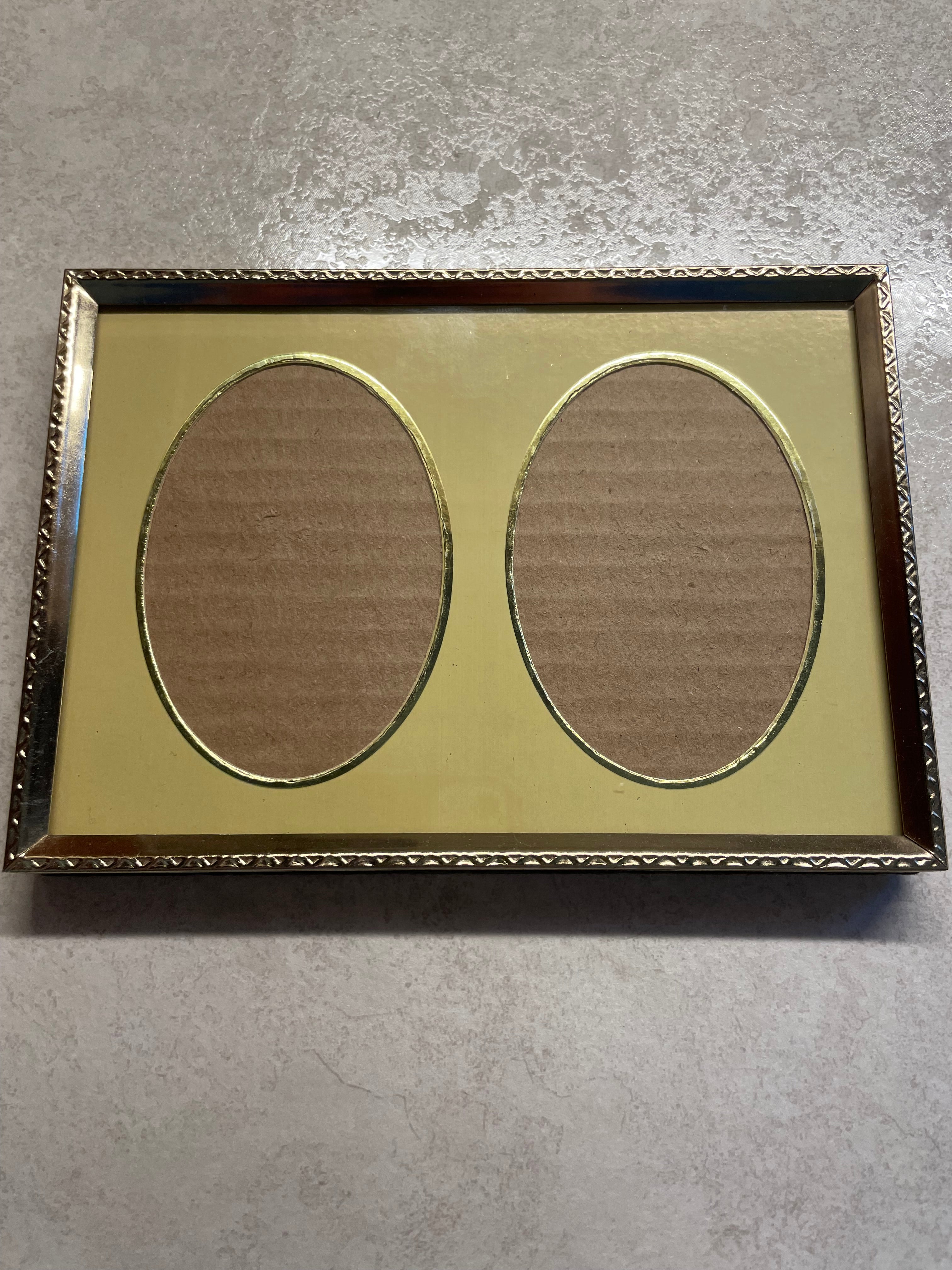 Double Gold Picture Frame