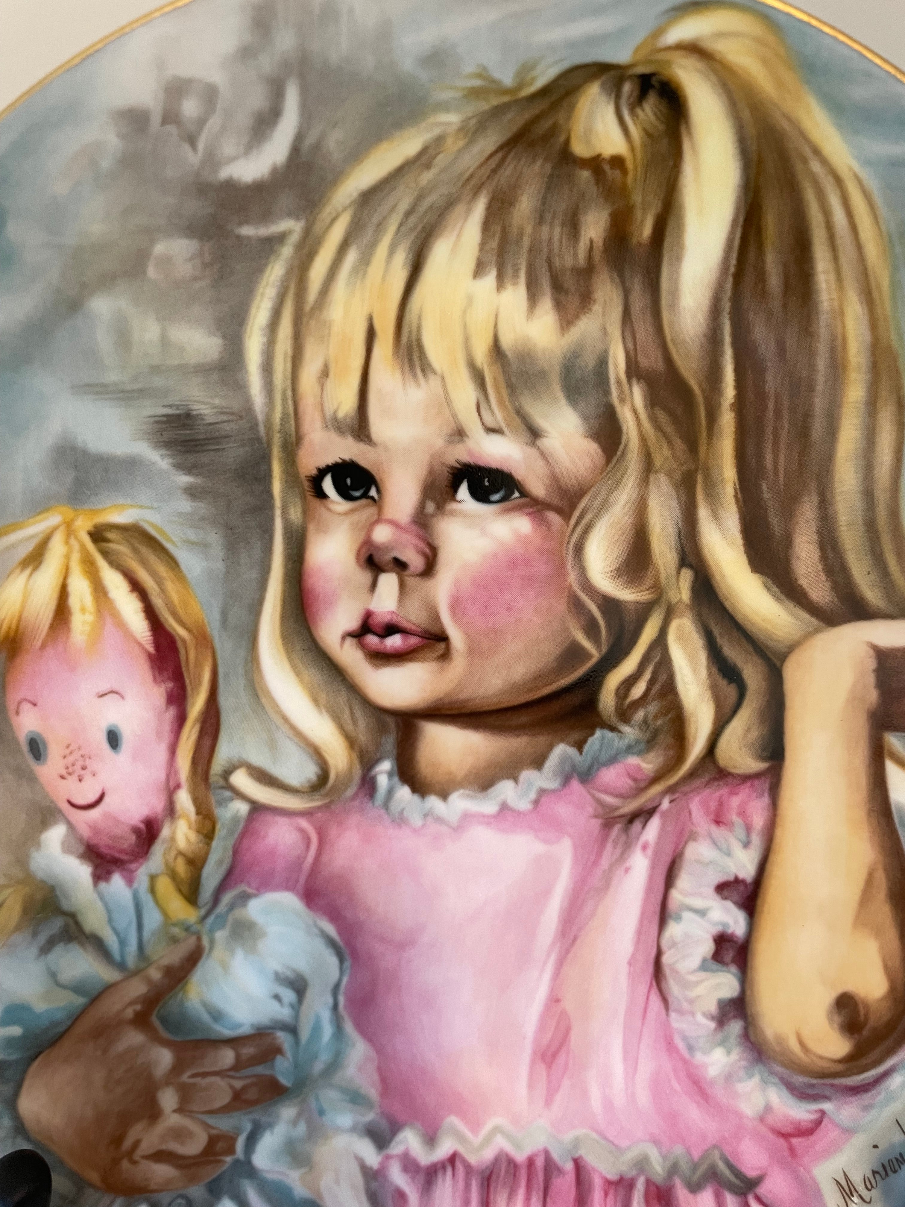 1976 Mother’s Day Collector Plate “Pinky and Baby”
