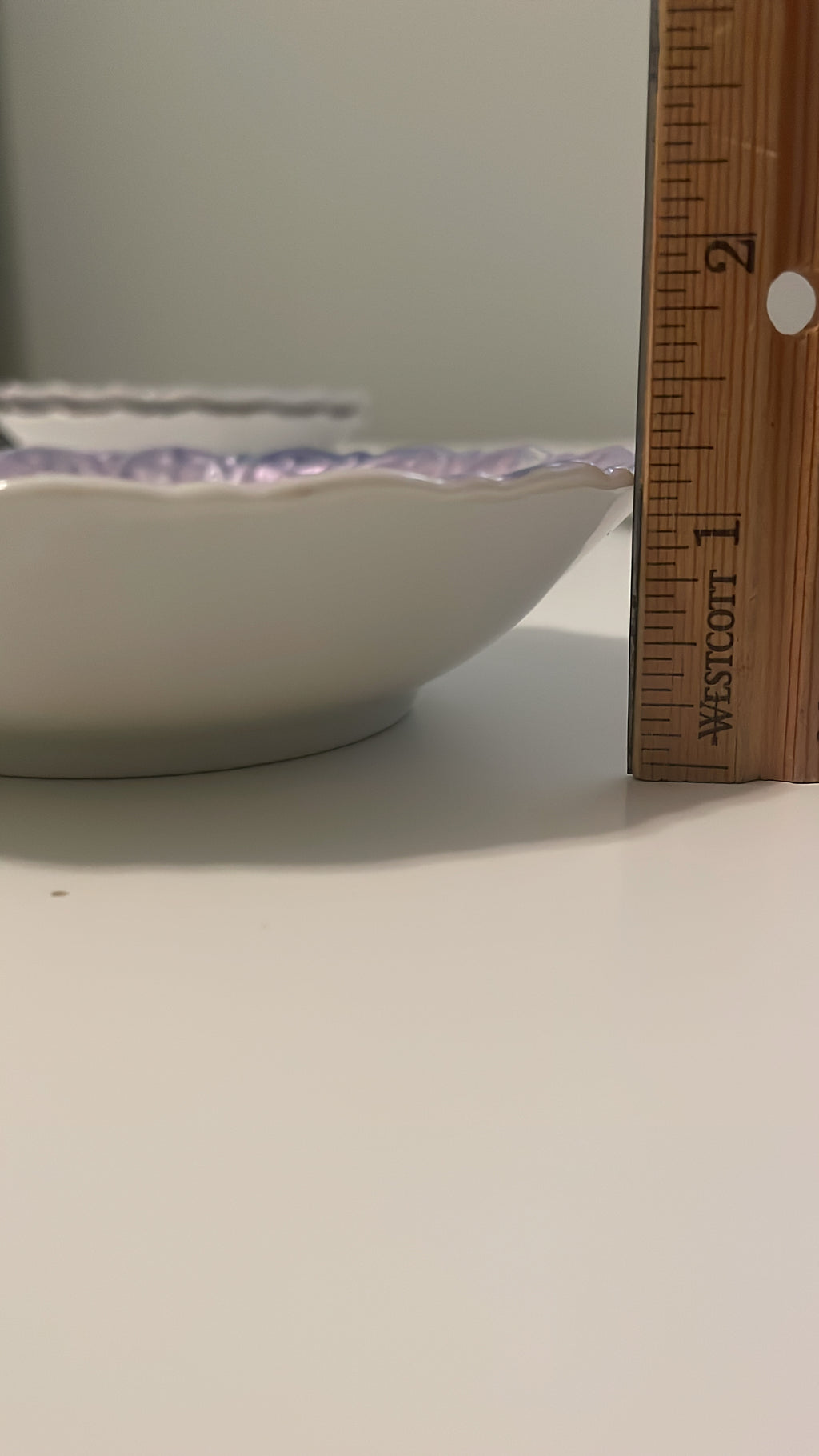 Bavaria 5-piece set Porcelain Floral Luster Serving & Berry Bowls