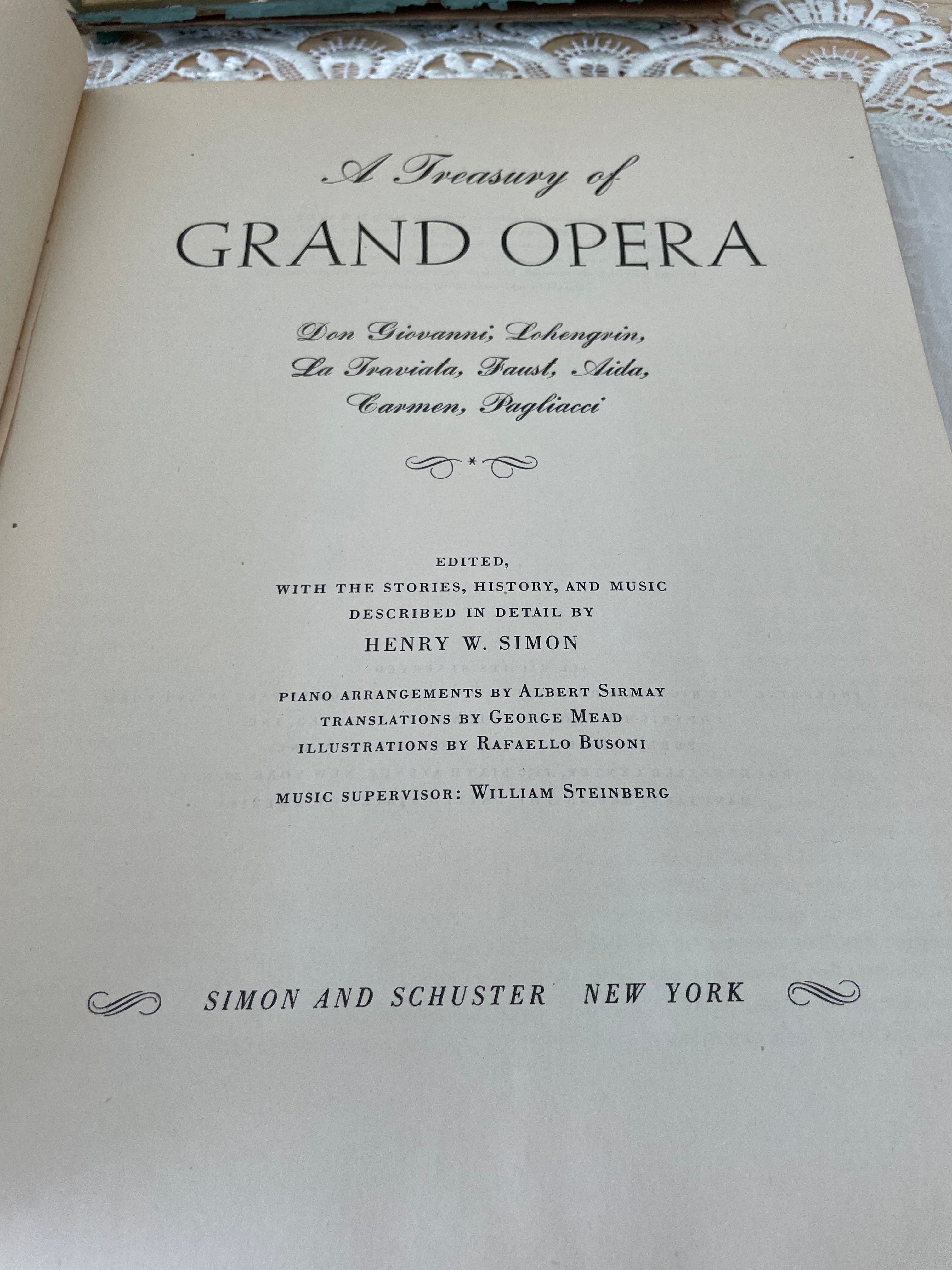 A Treasury of Grand Opera book