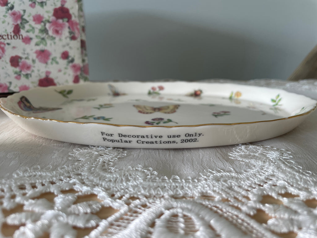 Adorable "Garden Tea Party" porcelain miniature tea set