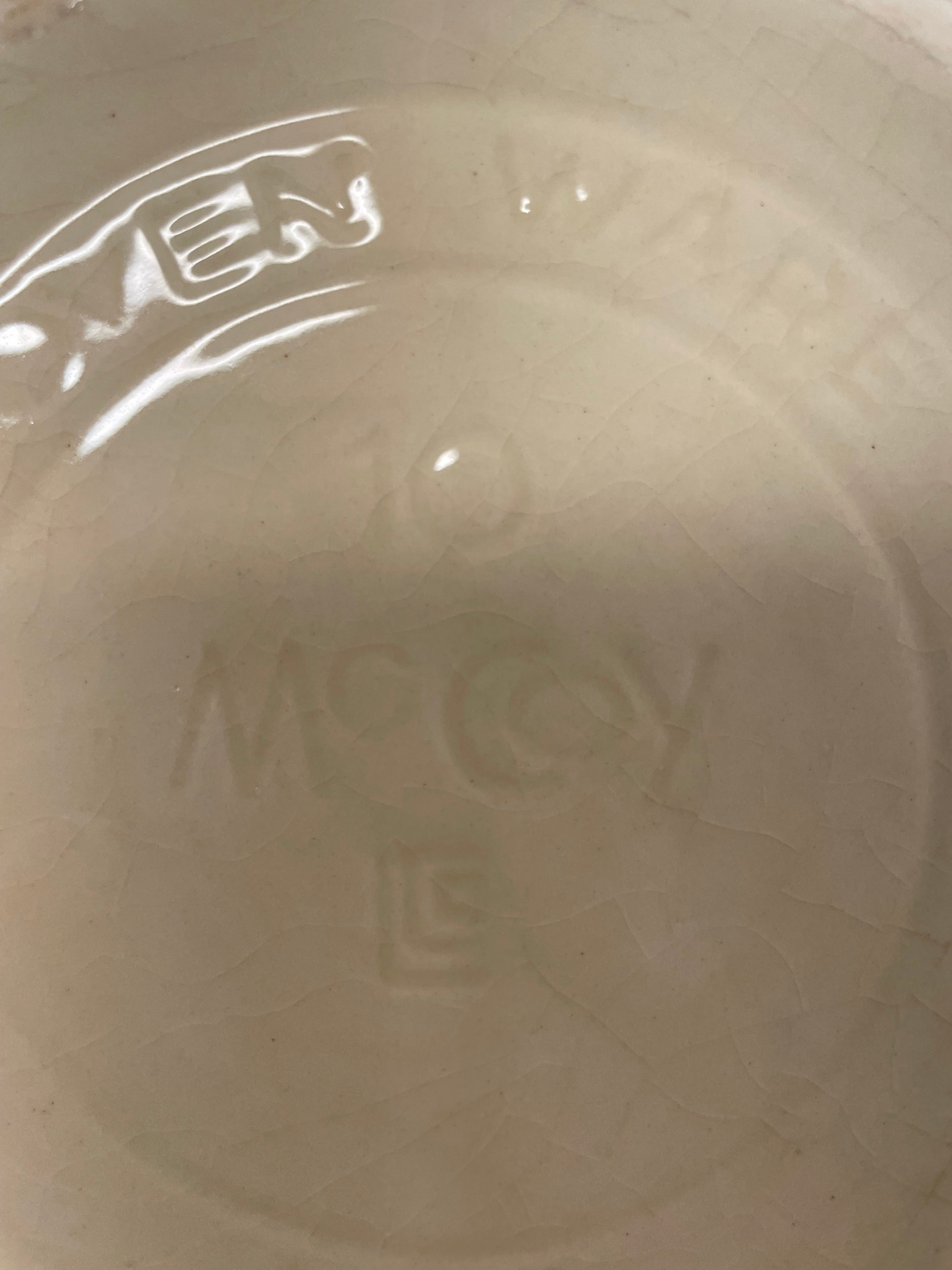 Vintage McCoy #10 mixing bowl-stoneware