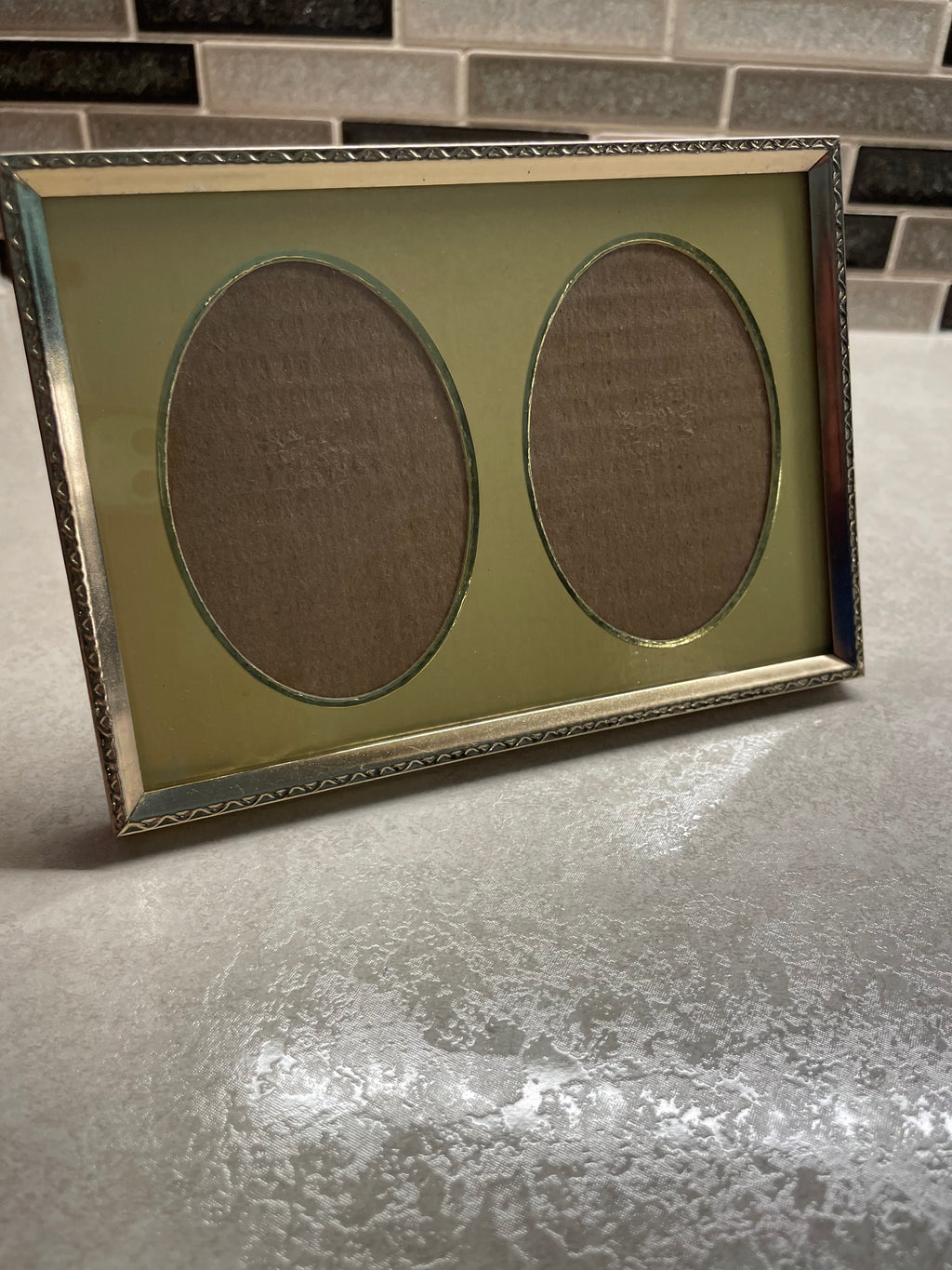 Double Gold Picture Frame