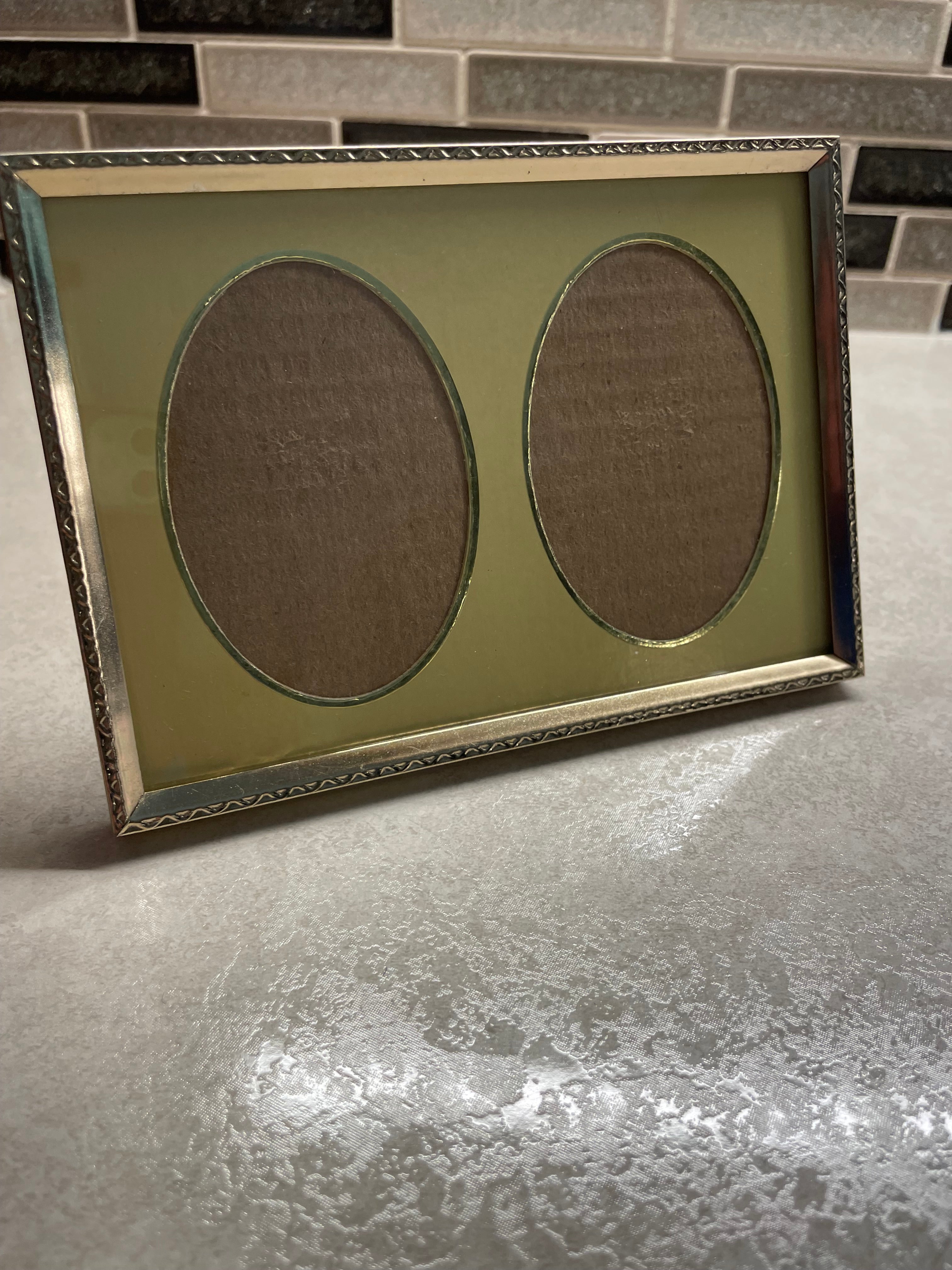 Double Gold Picture Frame