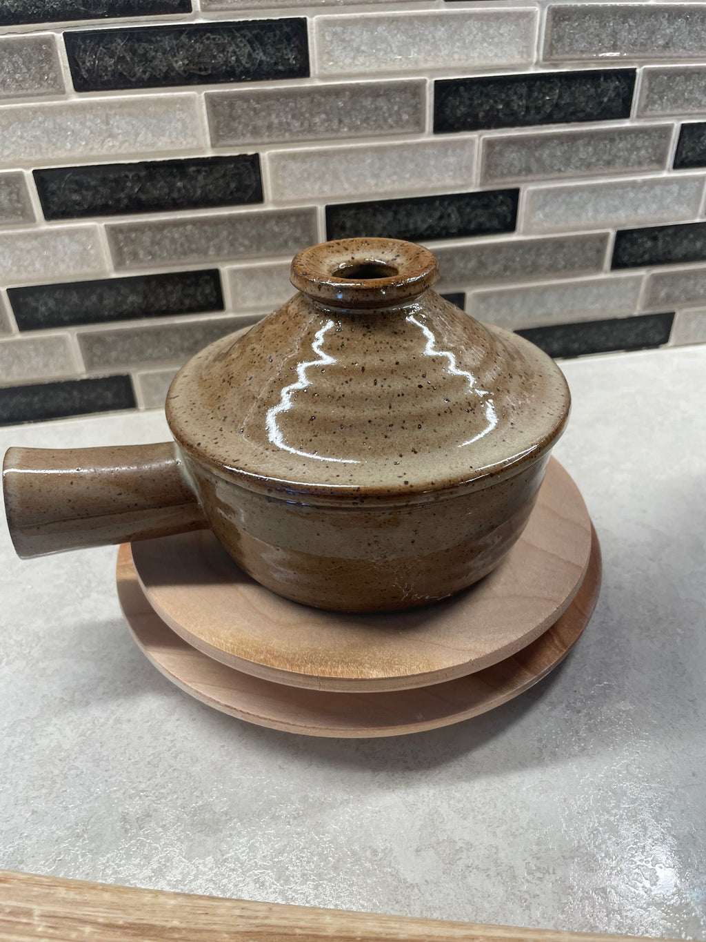 Vintage Stoneware Pottery Bowl