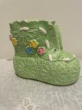 Vintage Baby Bootie Planter Japan