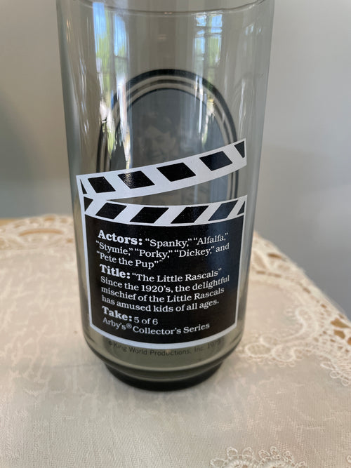 1979 Arby's Collector's Series "The Little Rascals" glass