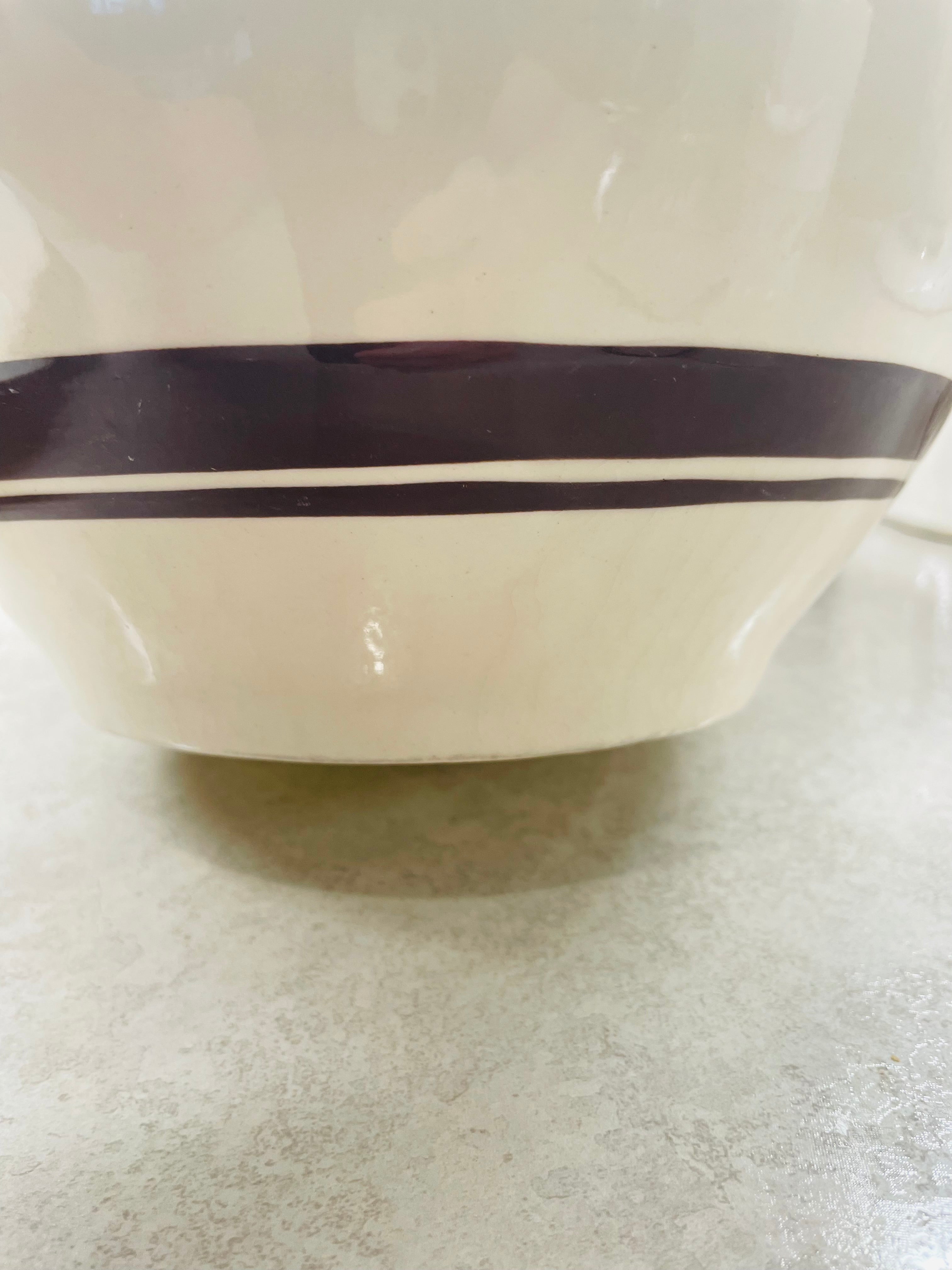 Vintage McCoy #10 mixing bowl-stoneware