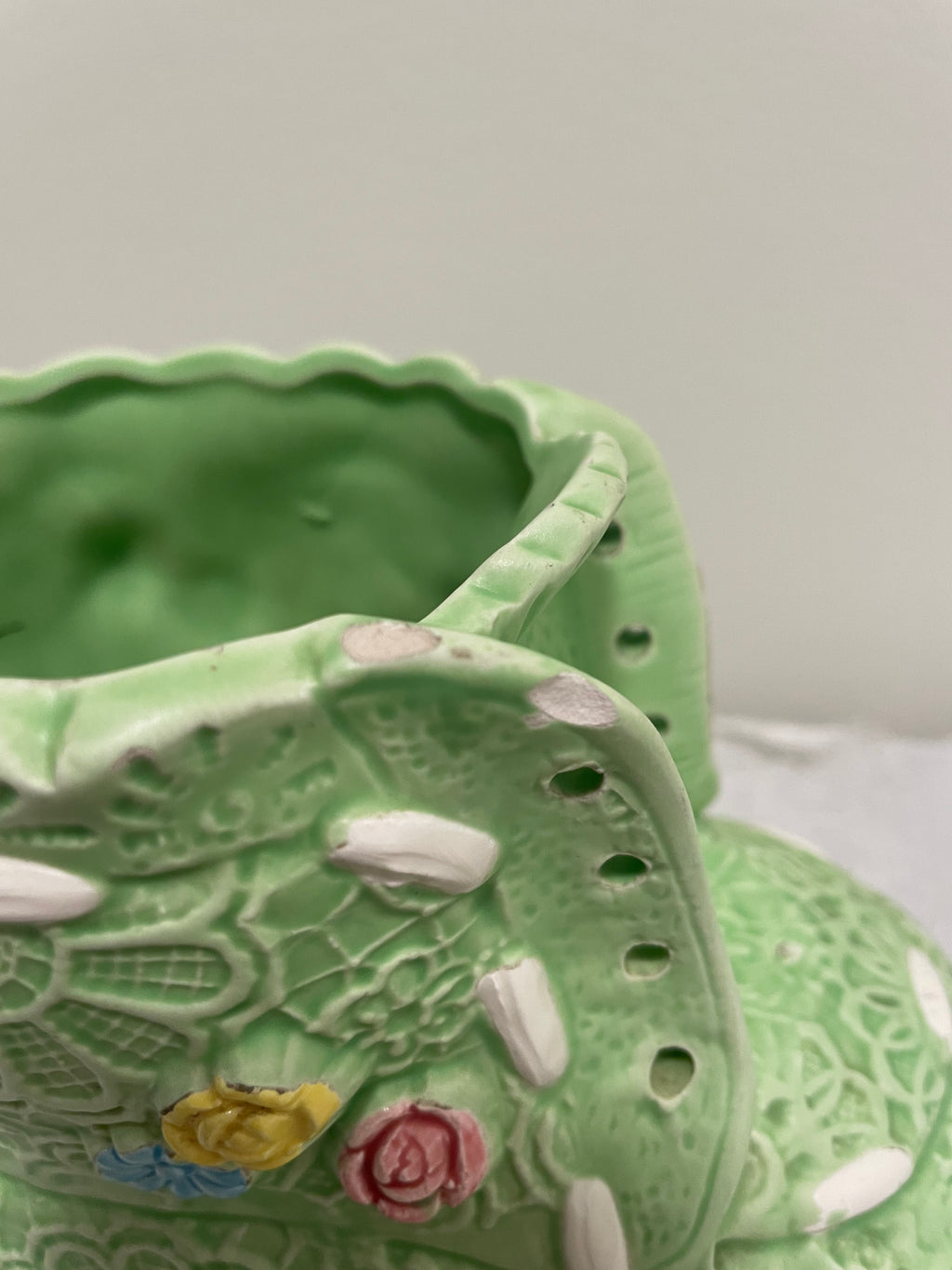 Vintage Baby Bootie Planter Japan