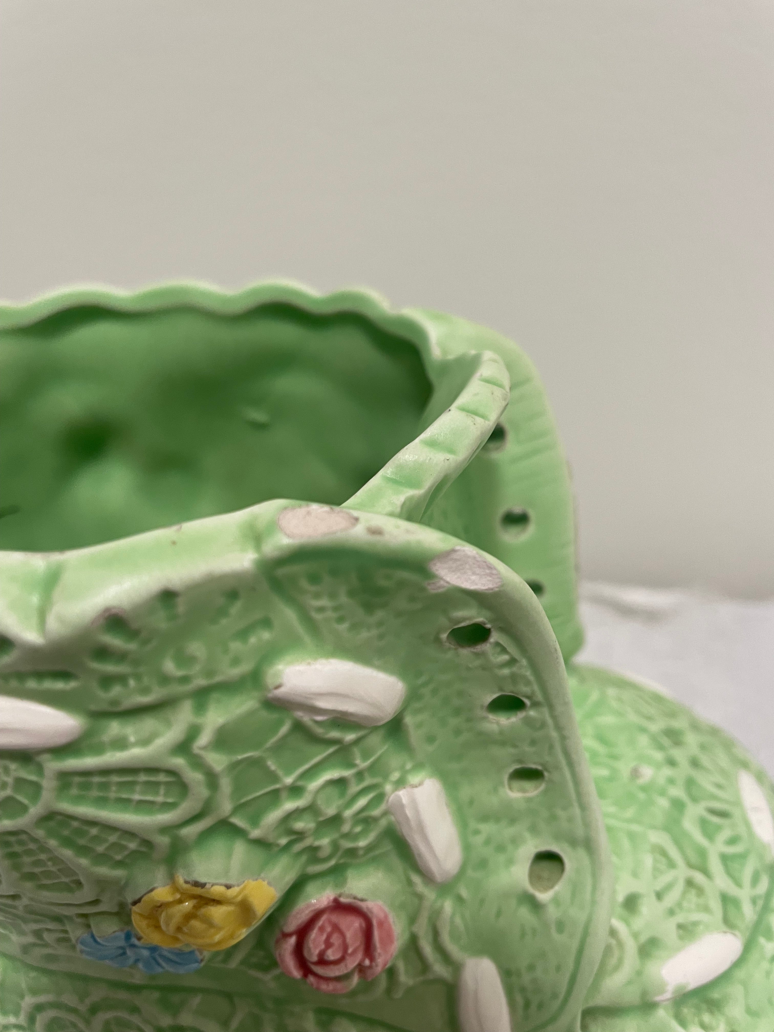 Vintage Baby Bootie Planter Japan