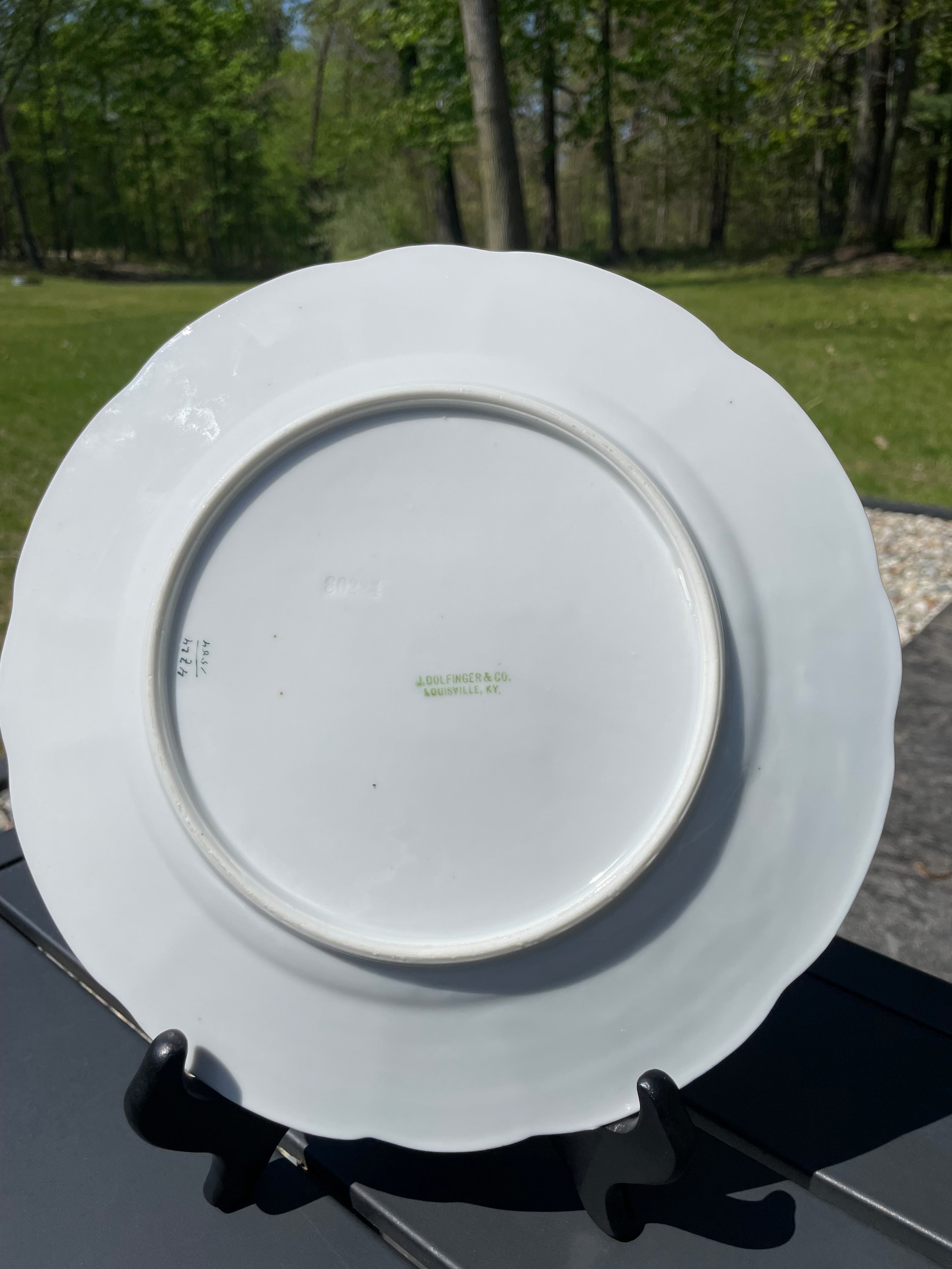 J. Dolfinger & Co. antique plate