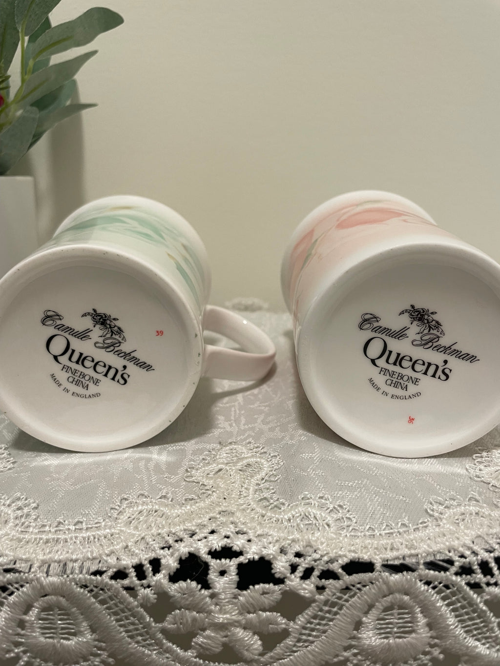 Camille Beckman Queens fine bone china