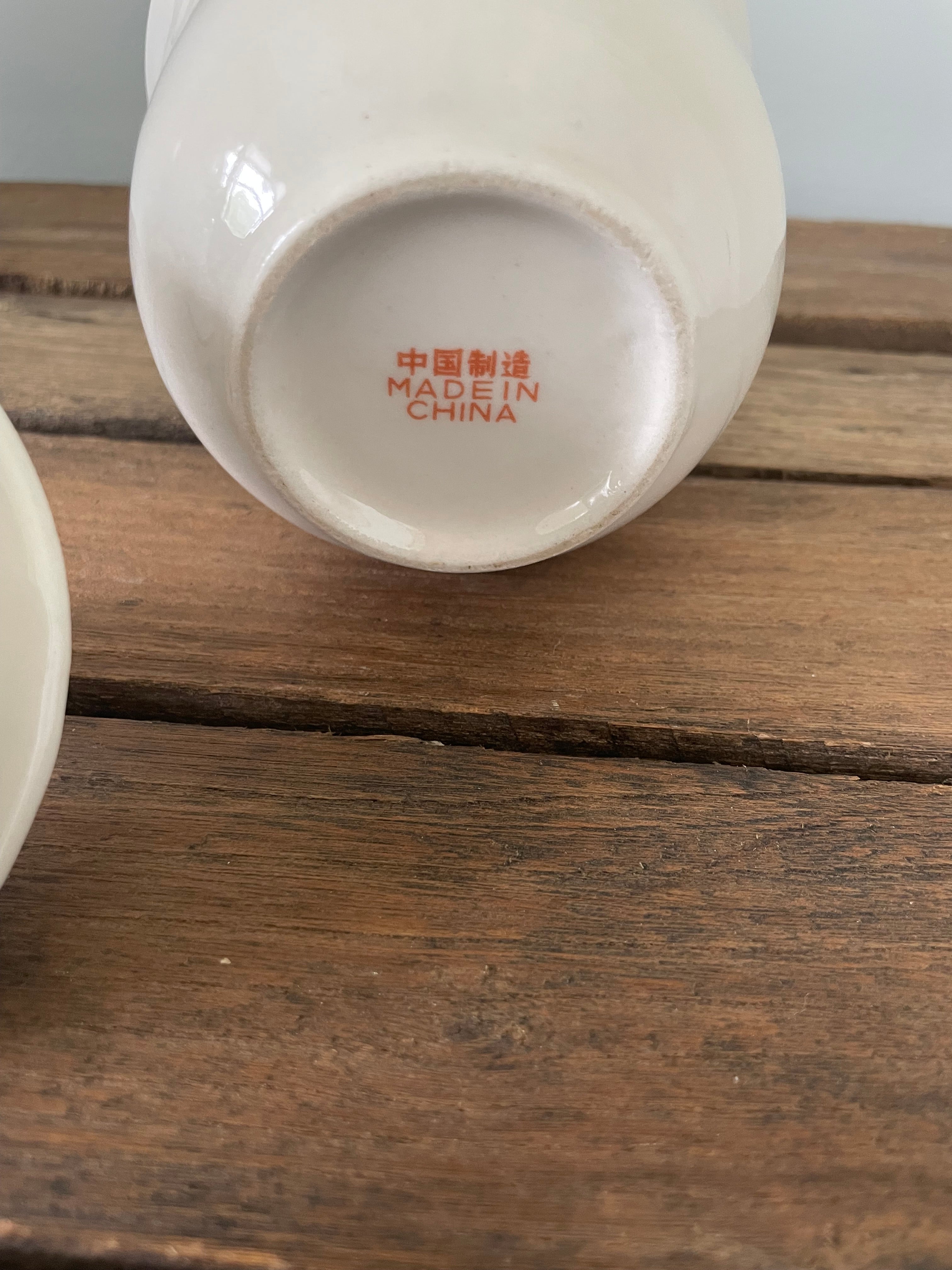 Vintage floral sugar bowl