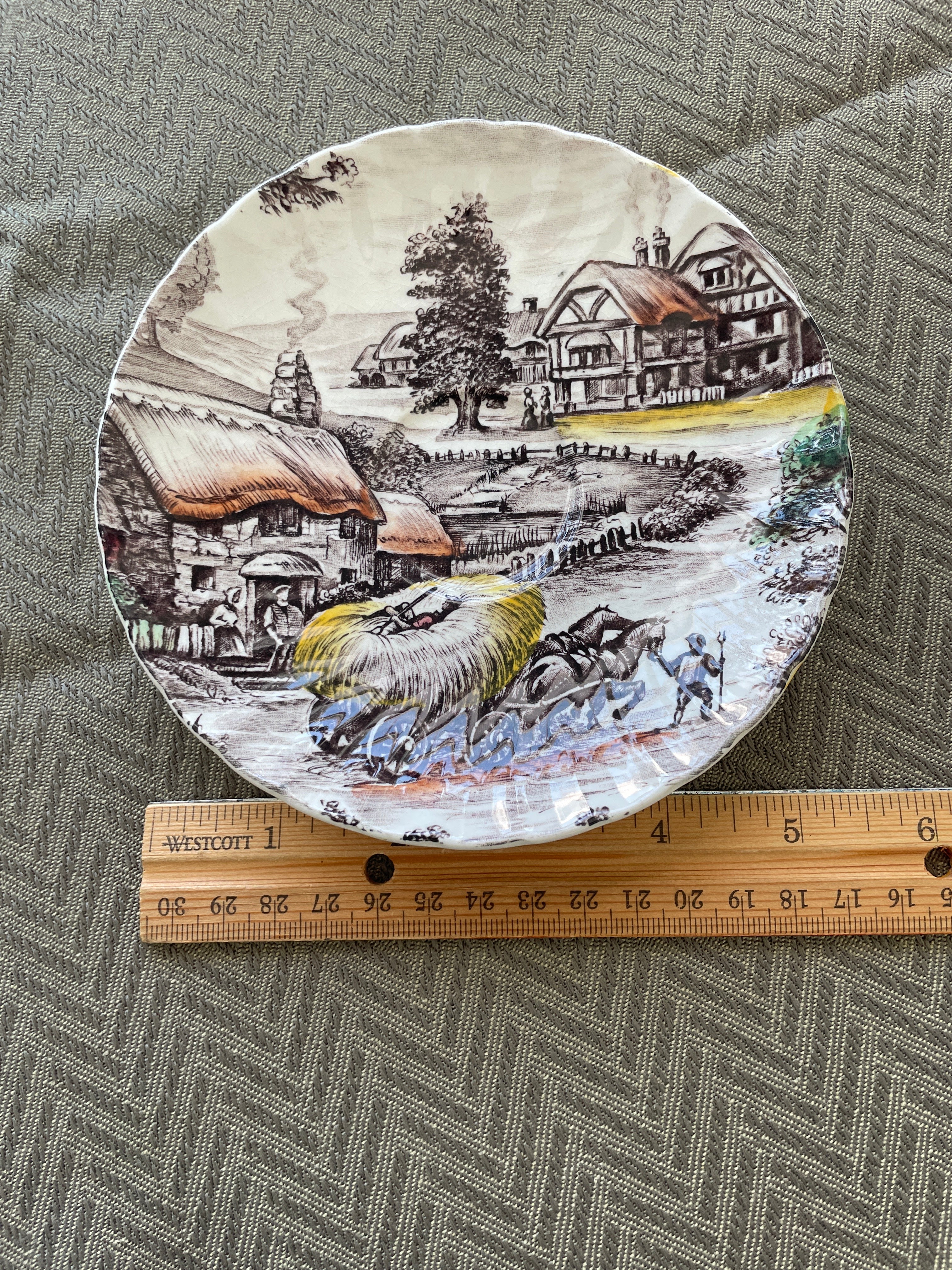 Vintage Yorkshire Staffordshire Ironstone Tea cup and saucer