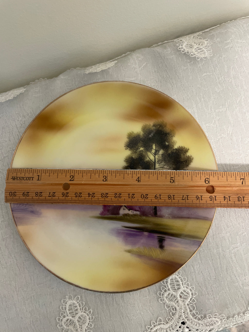 Vintage Noritake hand painted plates- Set of 4