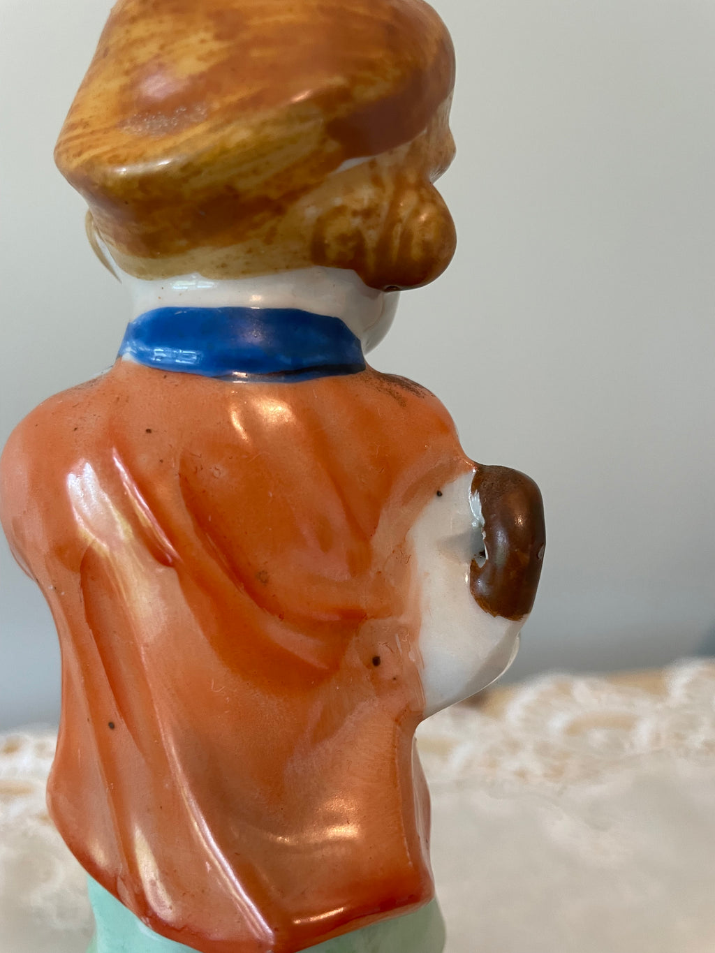 Vintage Japan hand painted boy and girl figurines
