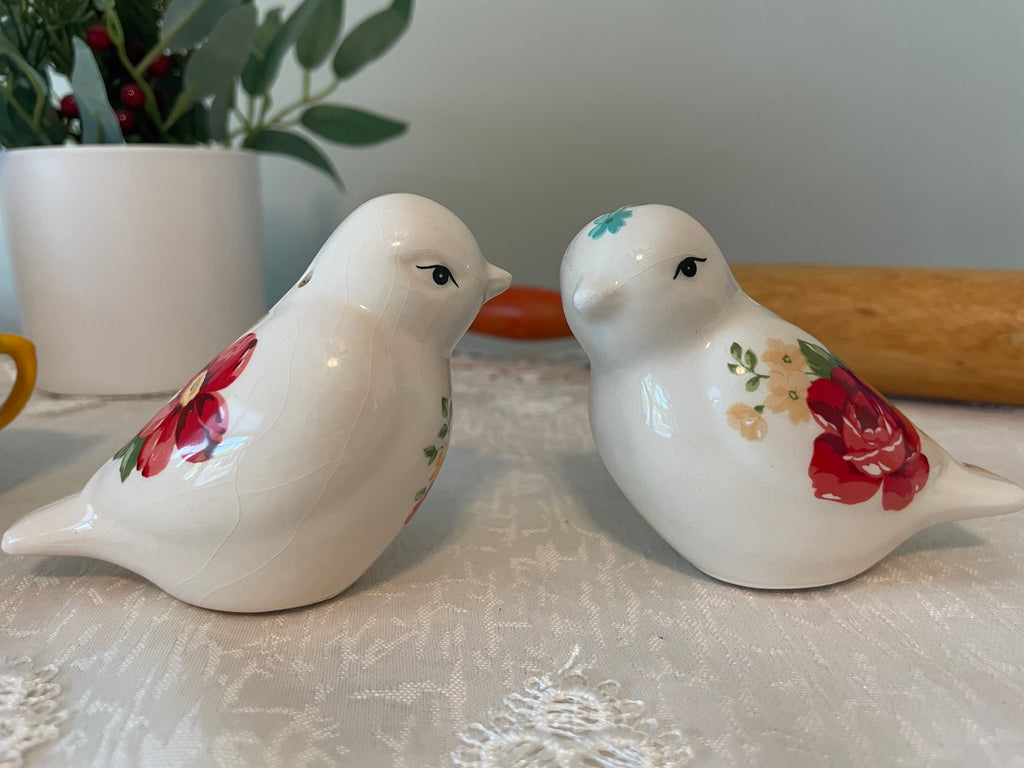 Pioneer Woman "Novelty Birds" salt and pepper shakers
