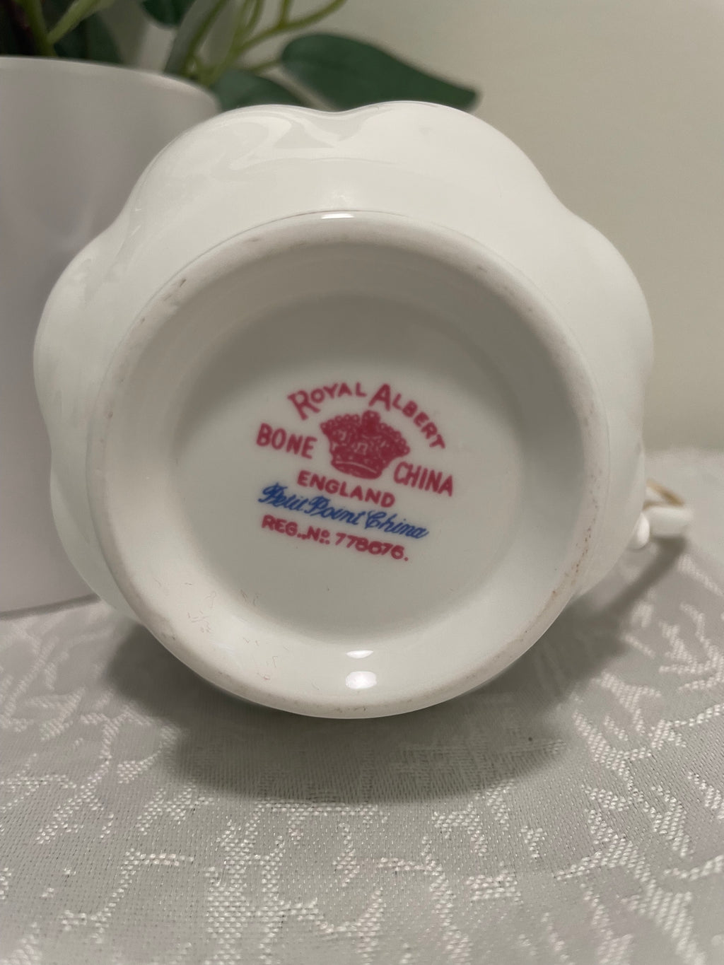 Royal Albert “Petit Point” teacup