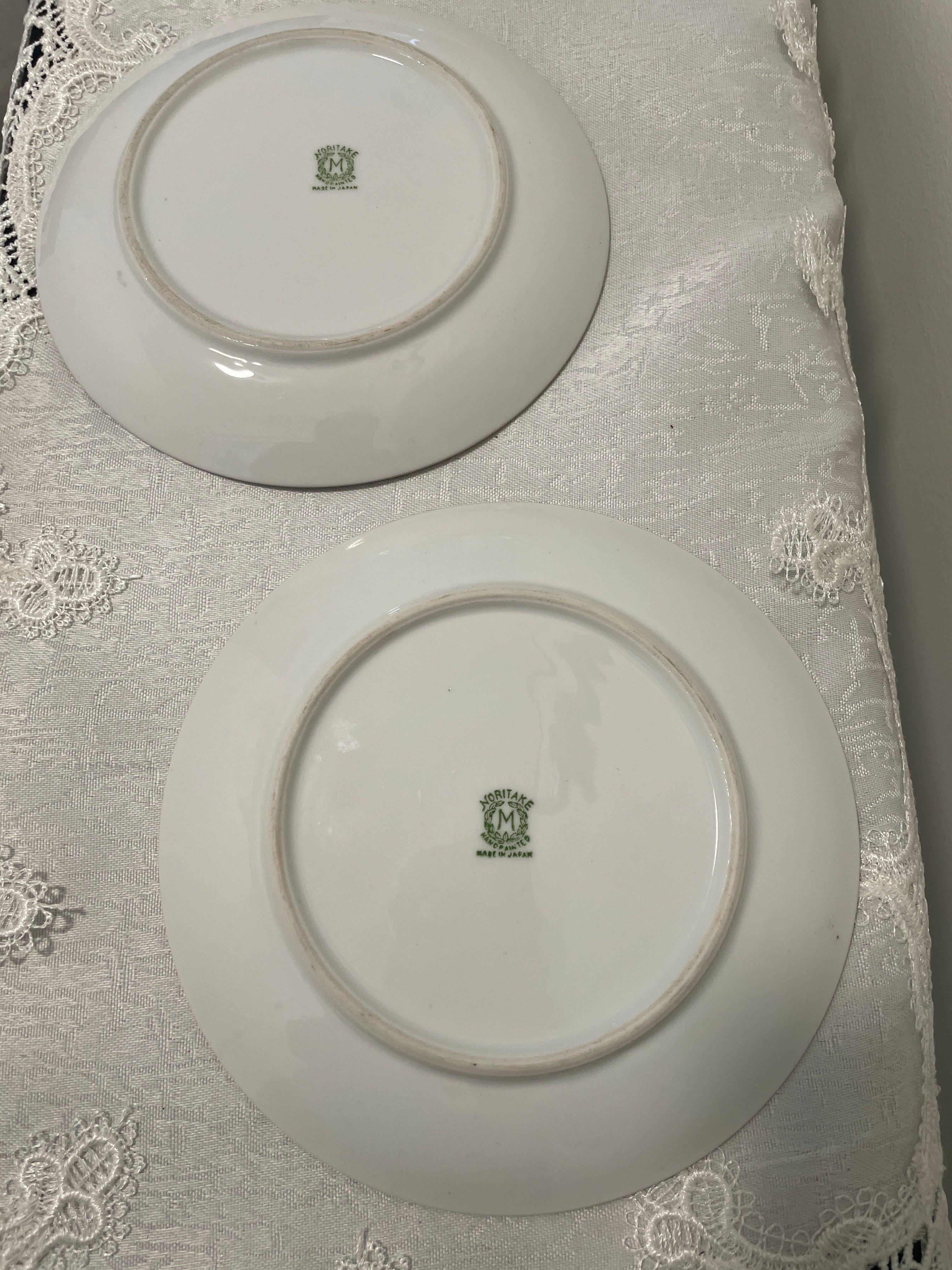 Vintage Noritake hand painted plates- Set of 4
