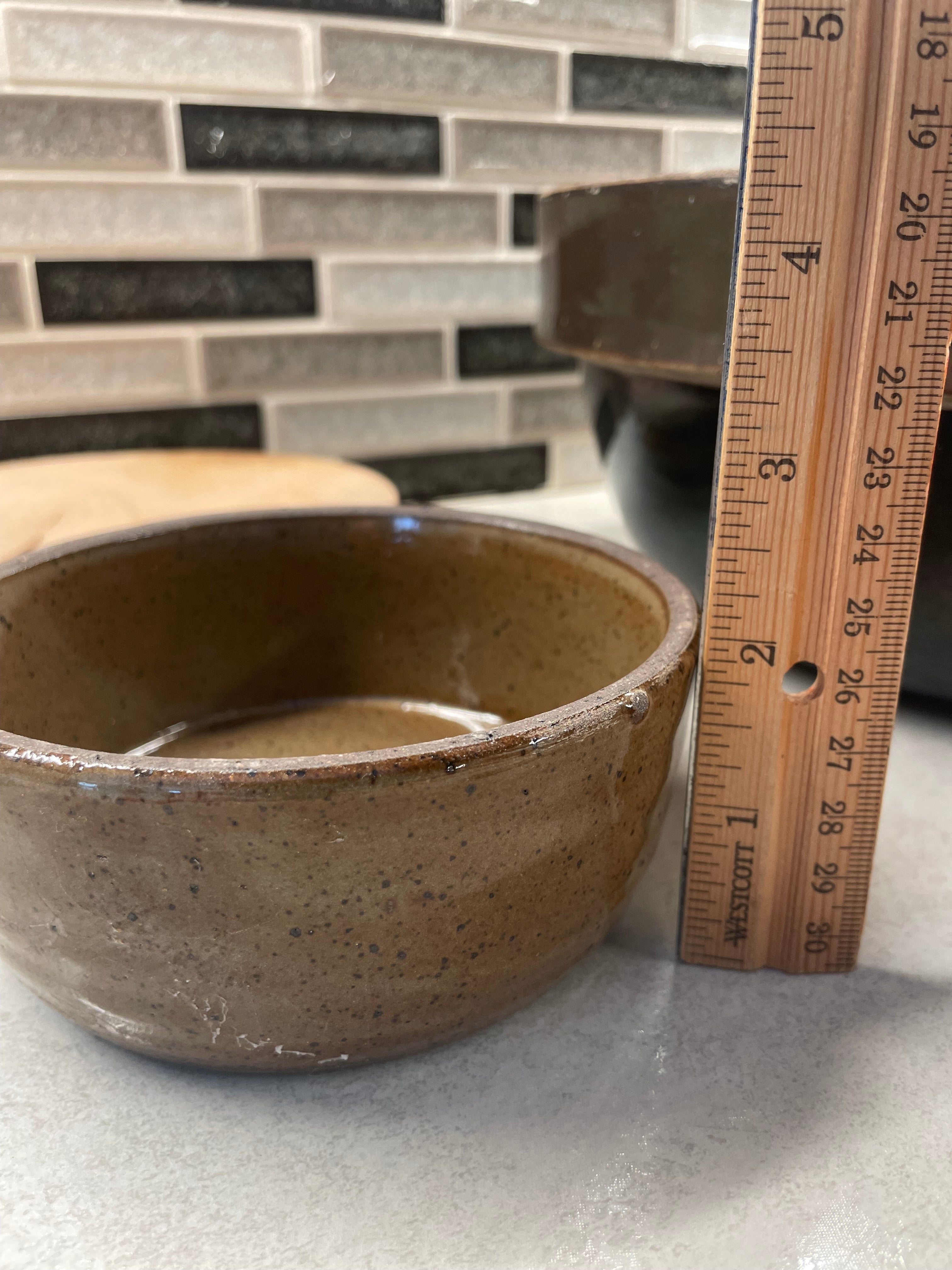 Vintage Stoneware Pottery Bowl