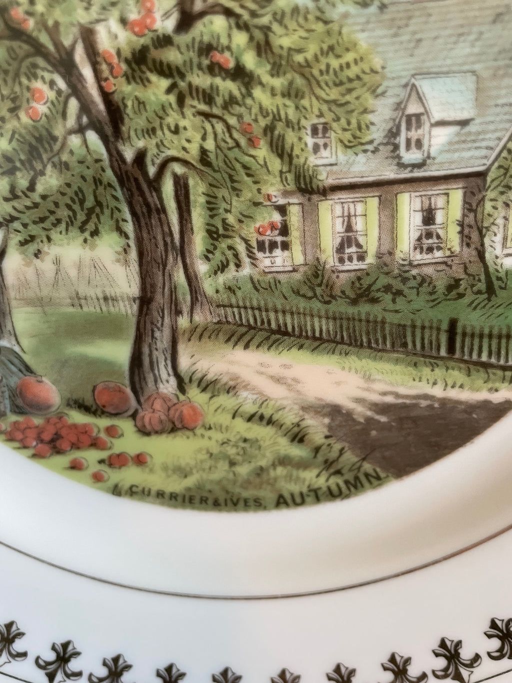 Currier & Ives “The Four Seasons” 1980 plates