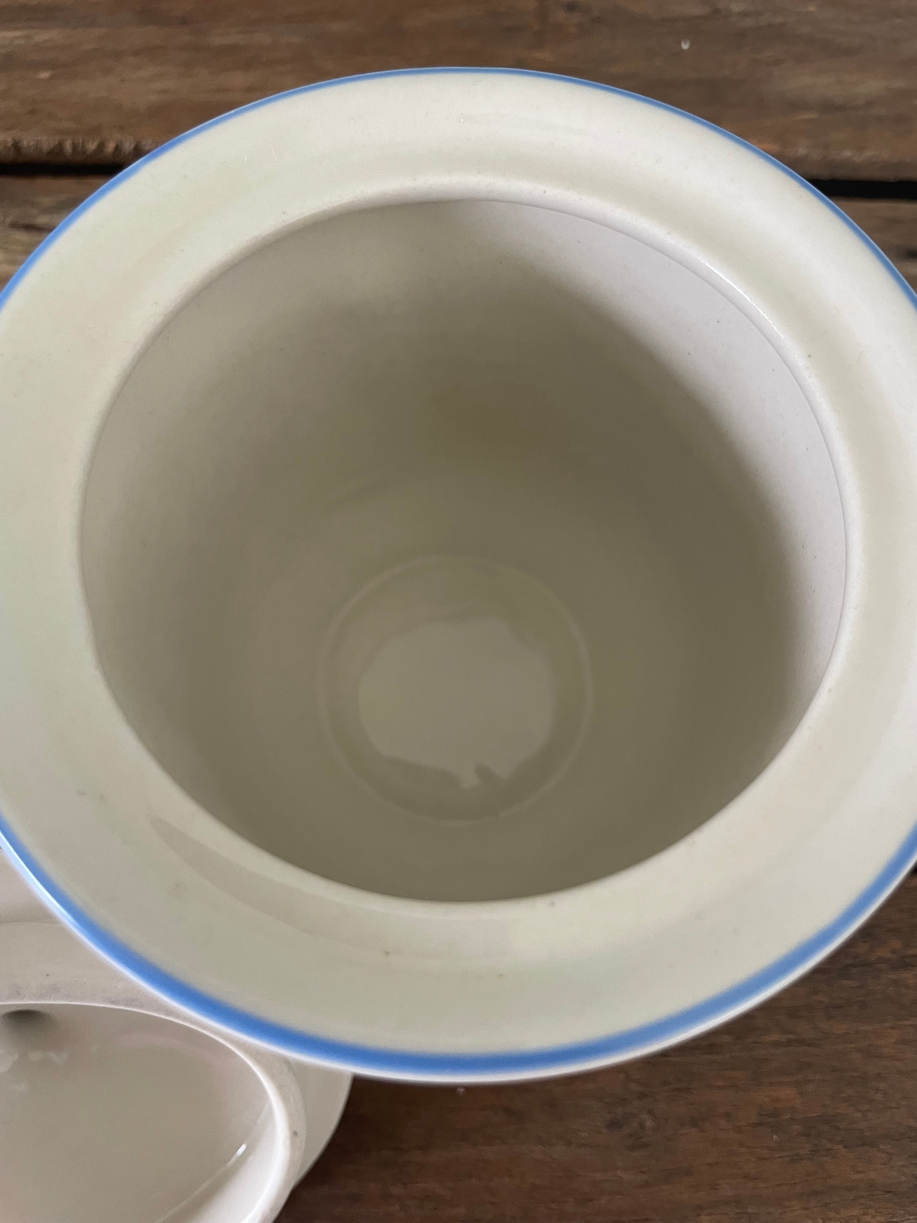 Vintage floral sugar bowl