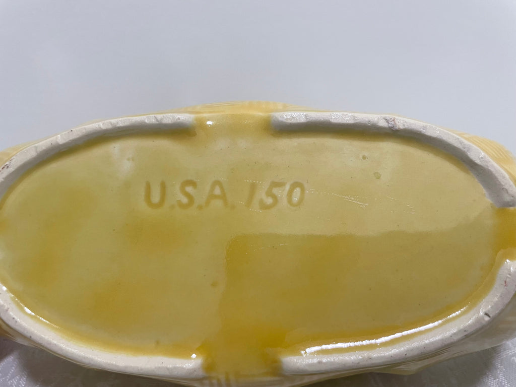 Yellow Vintage USA pottery
