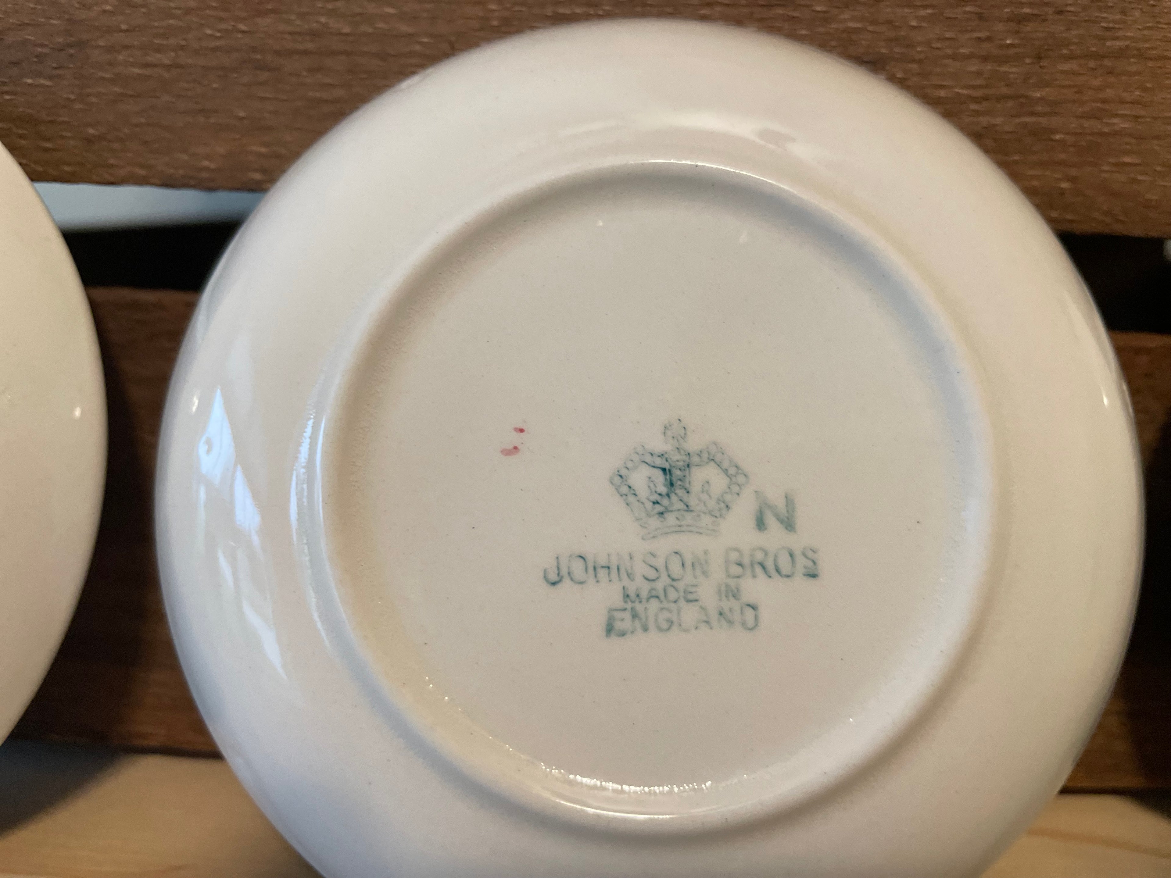 4 Vintage Johnson Brothers Friendly Village 4” Butter Pats