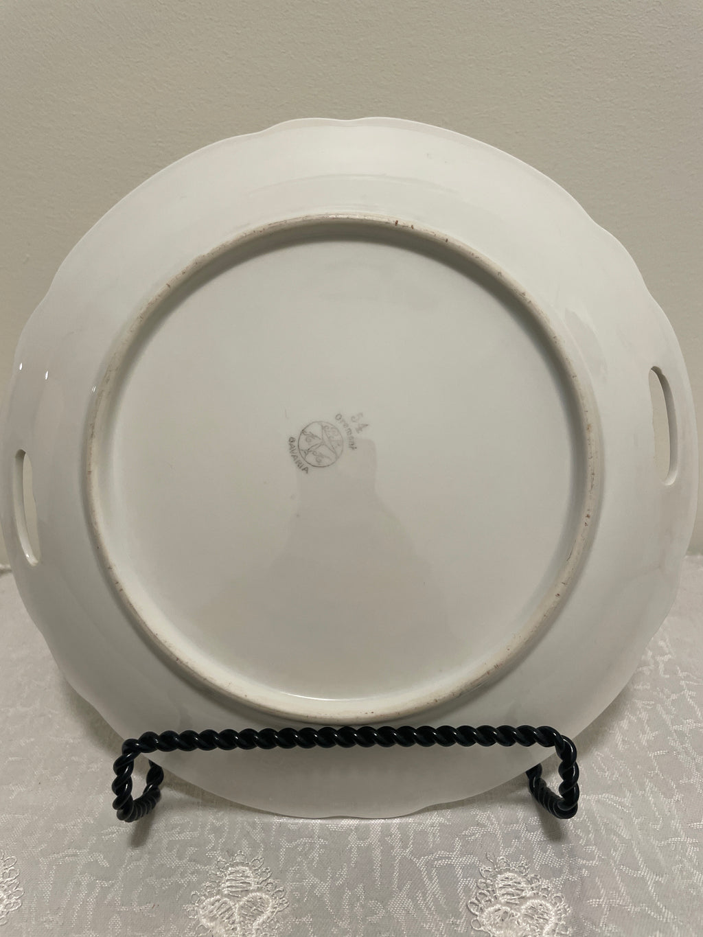 Antique Schonwald Oremont handled cake plate