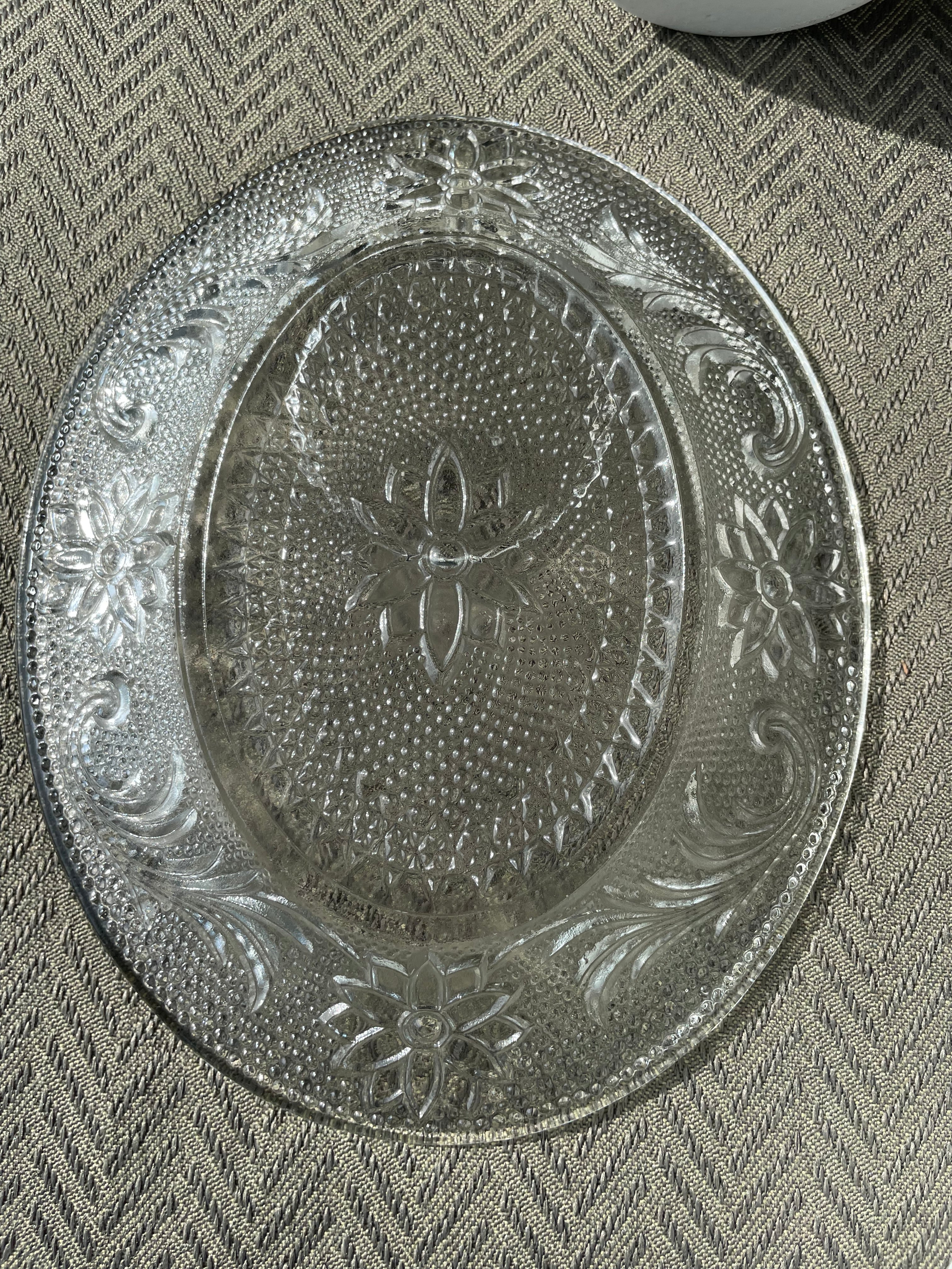 Indiana glass snack plates