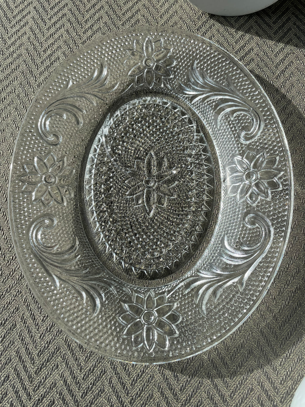 Indiana glass snack plates