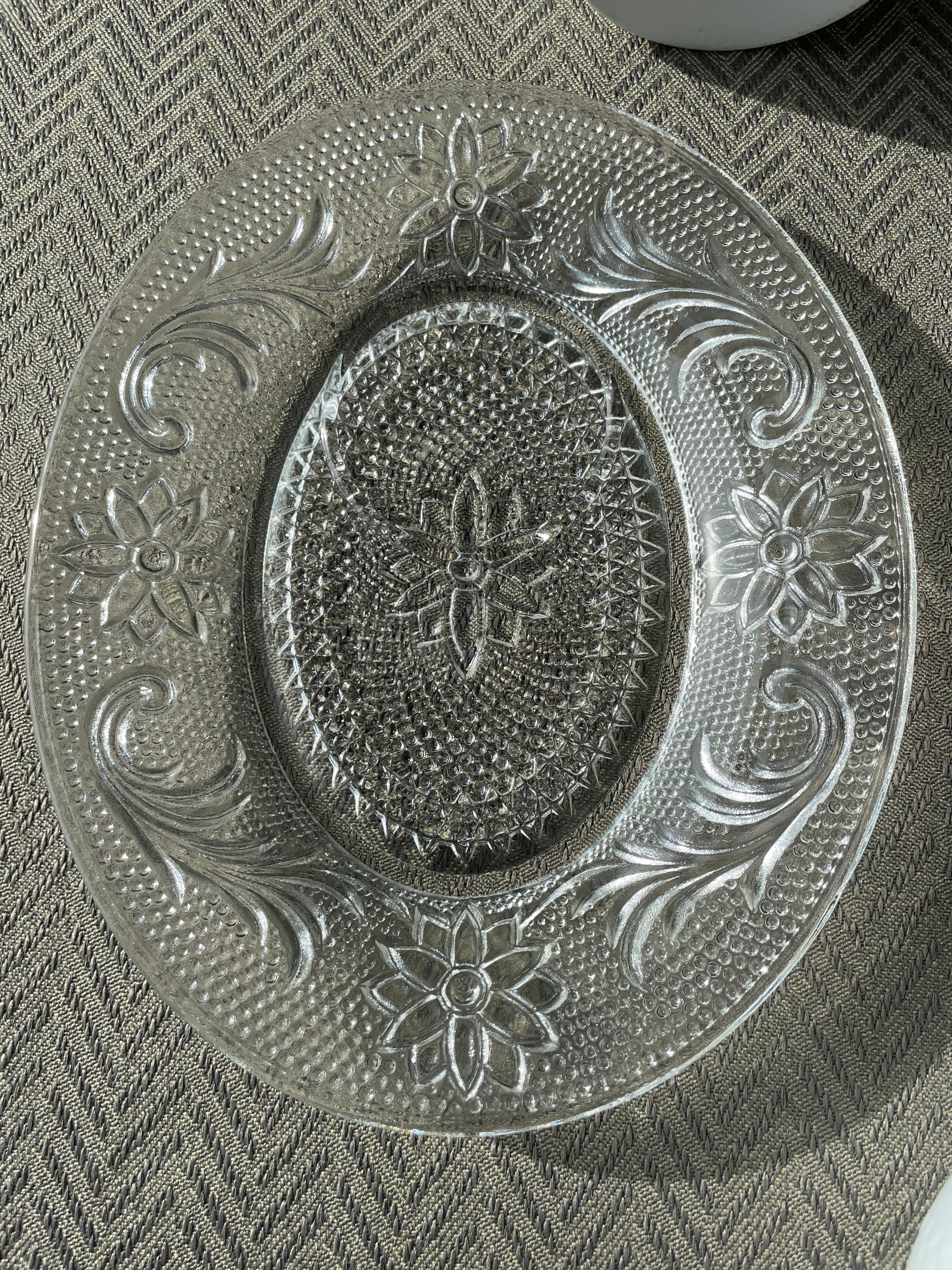 Indiana glass snack plates