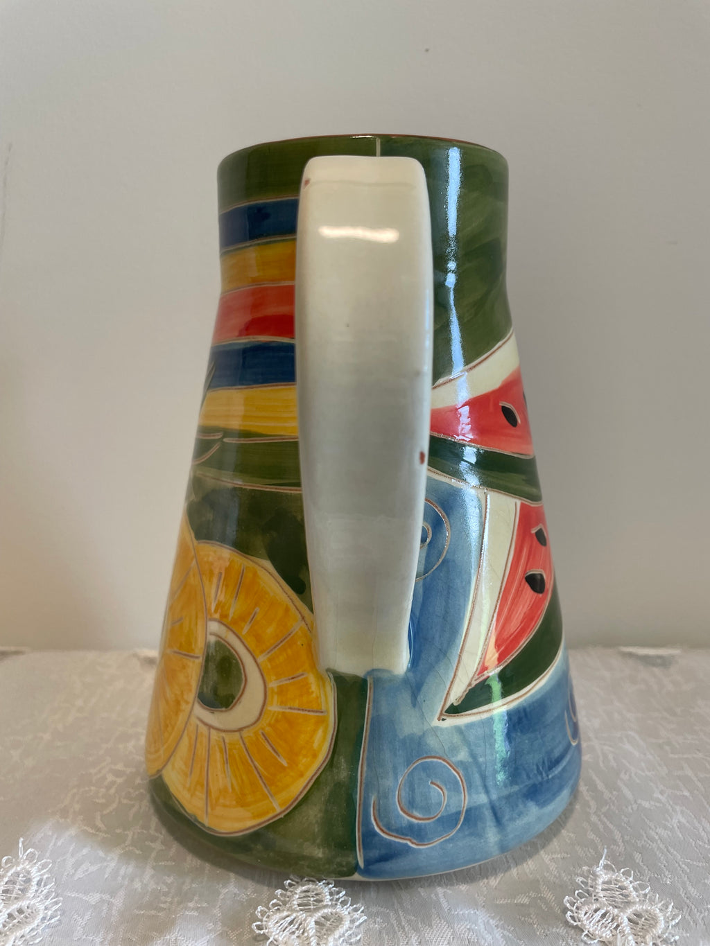 Terracotta pitcher